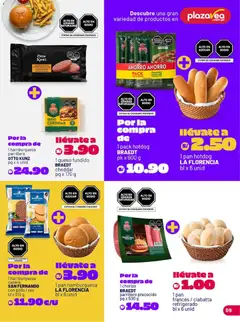 Vista previa de folleto Plaza Vea catálogo de la Plaza Vea válido desde 20.04.2026 | Página: 9 | Productos: Queso, Pan