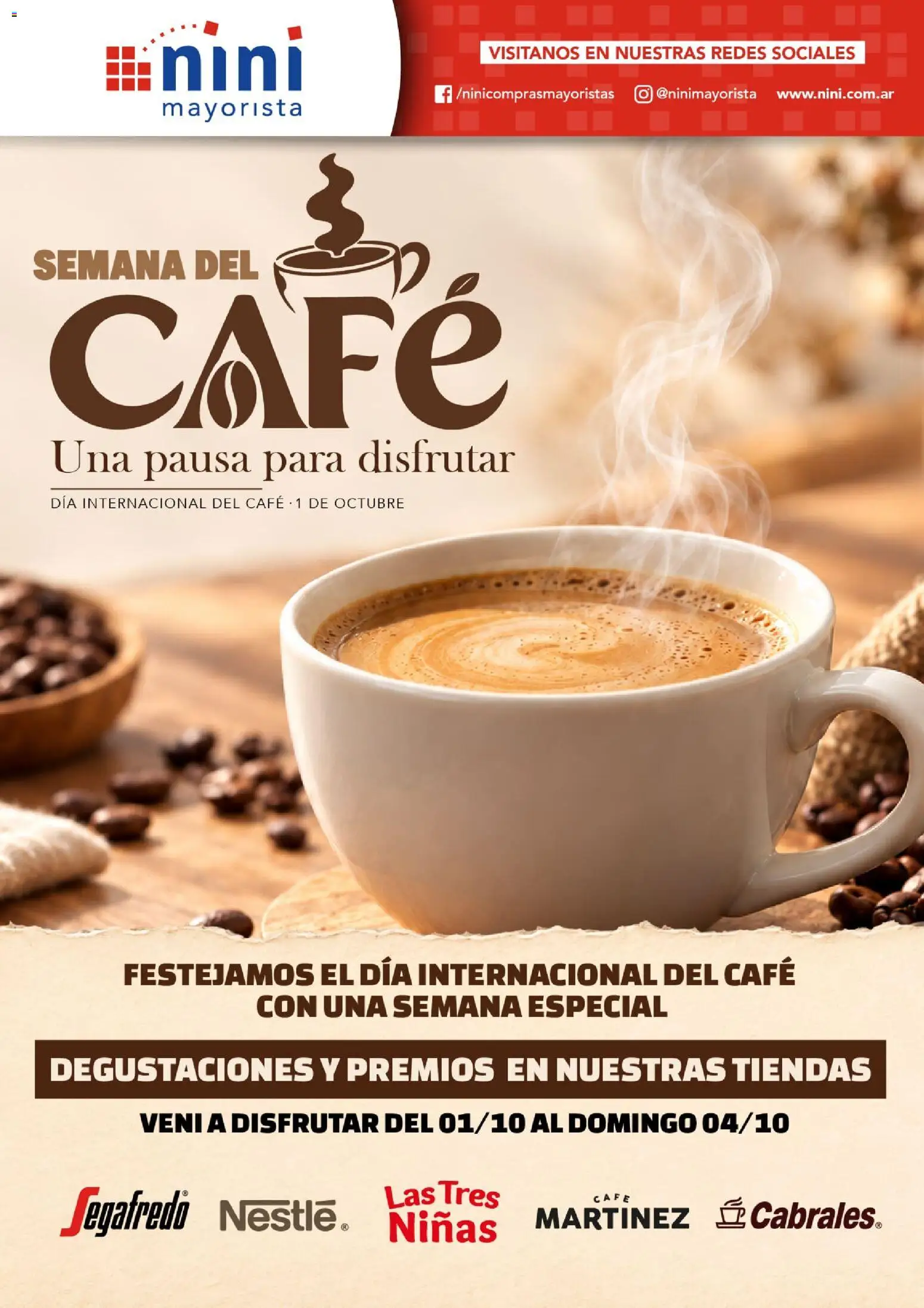 NINI Mayorista - Semana del Café │ válido desde el 28/09/2026 | Página: 1 | Productos: Café