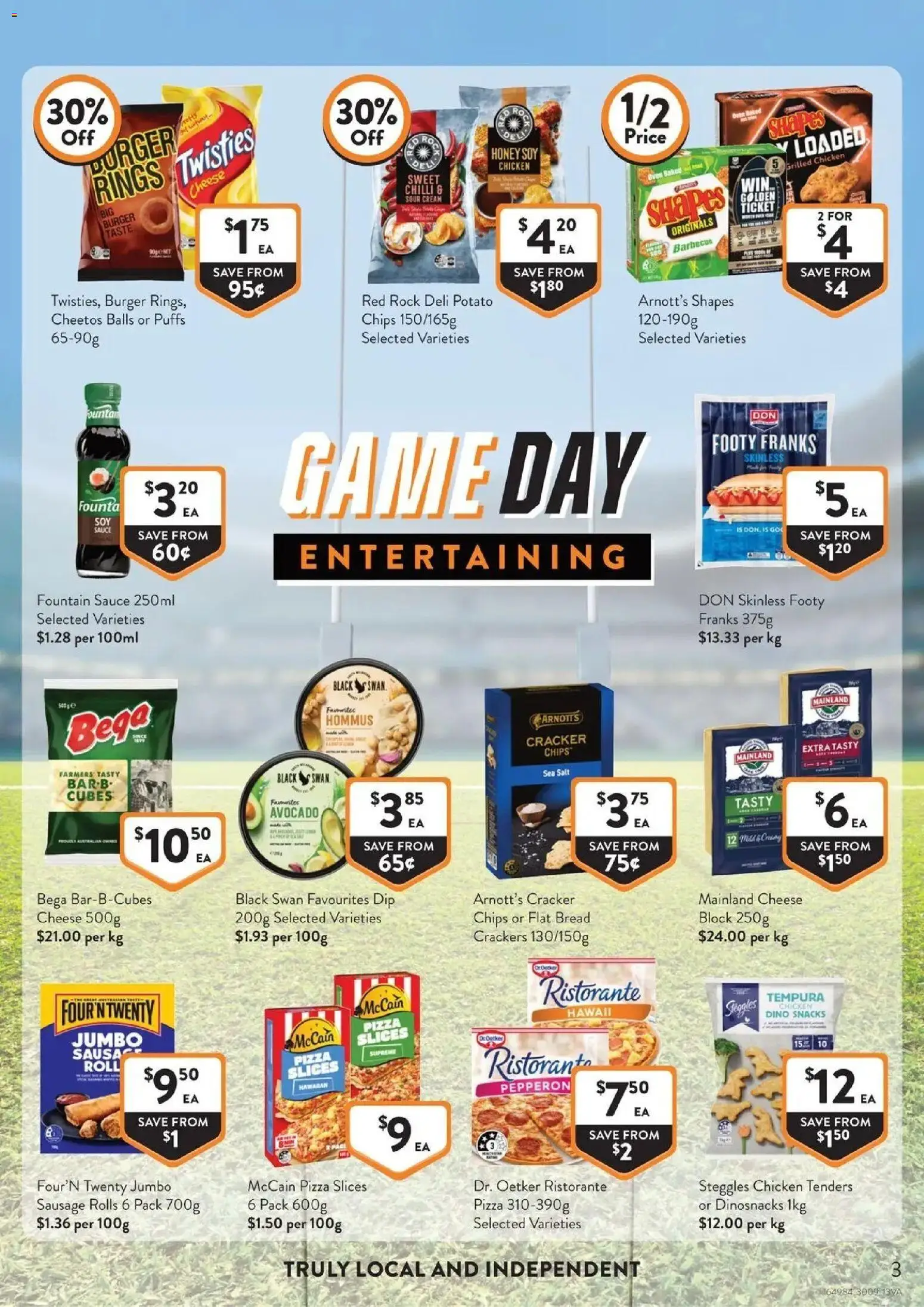 Foodworks catalogue - valid from 30/09/2026 | Page: 3 | Products: Honey, Sour cream, Sauce, Oven
