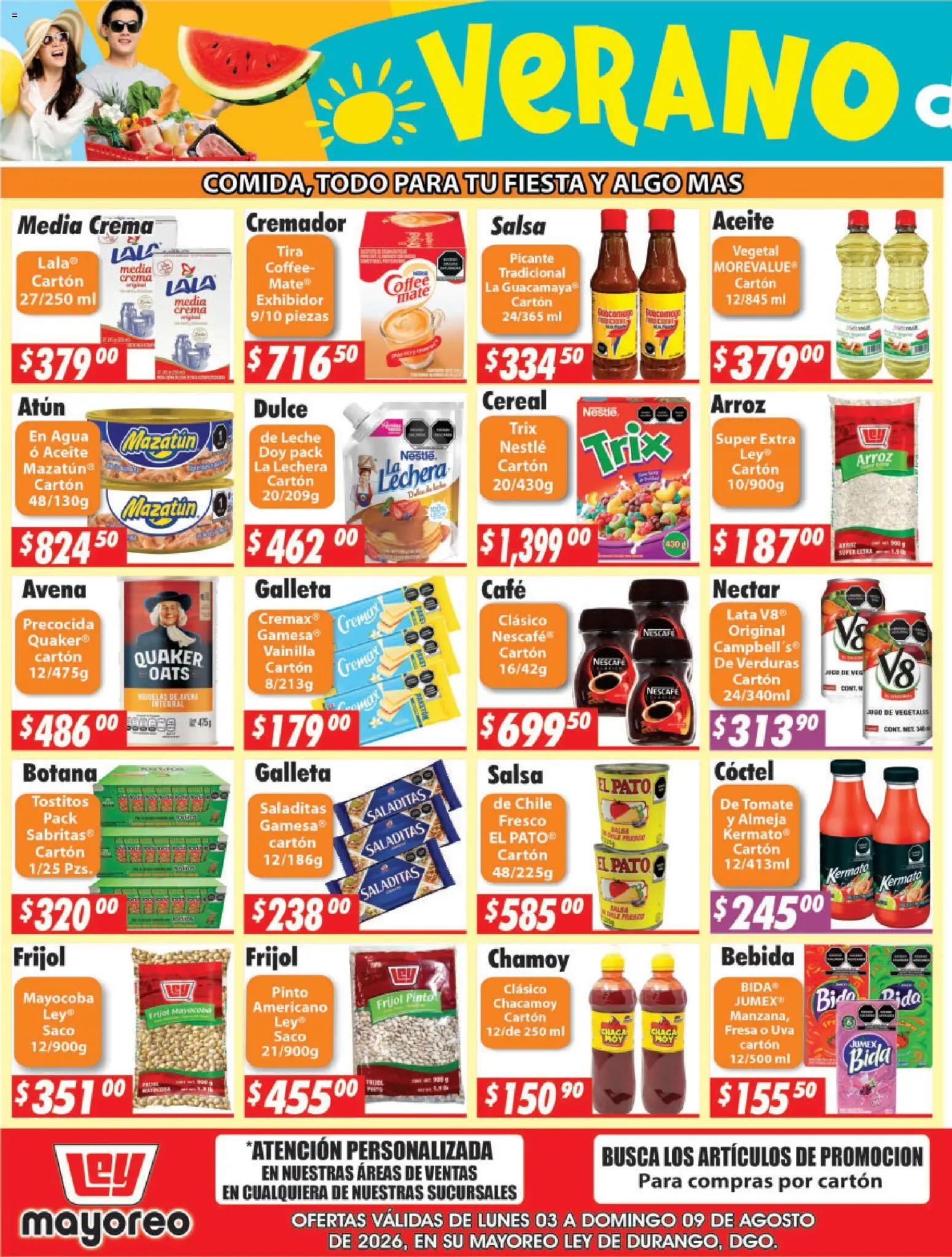 Nuevas ofertas de Casa Ley válidas en toda la República Mexicana desde el 03/08/2026. ¡Encuentra las mejores ofertas en Casa Ley folleto! | Página: 3