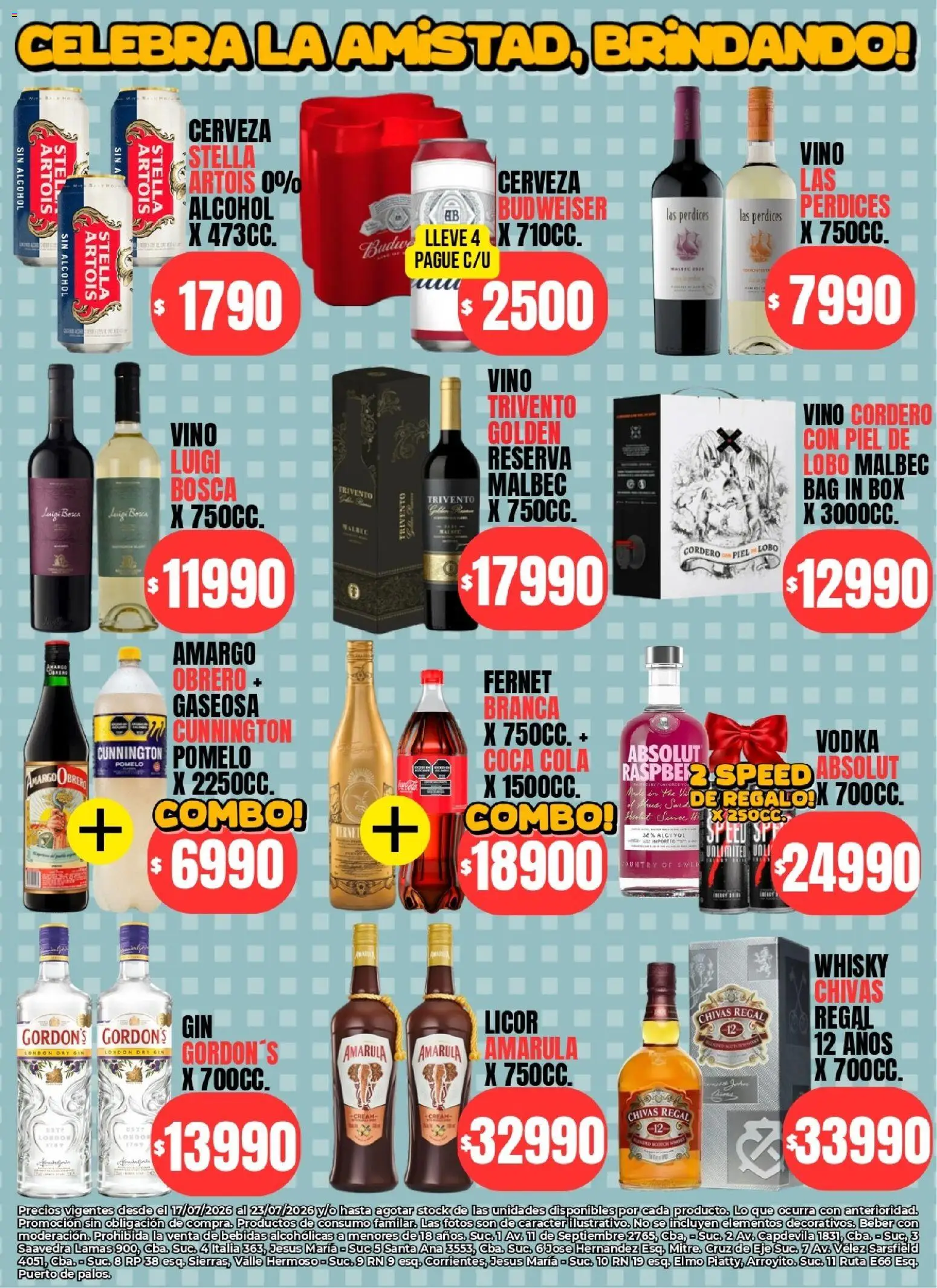 Mariano Max - Catálogo │ válido desde el 17/07/2026 | Página: 2 | Productos: Whisky, Gaseosa, Vino, Cerveza