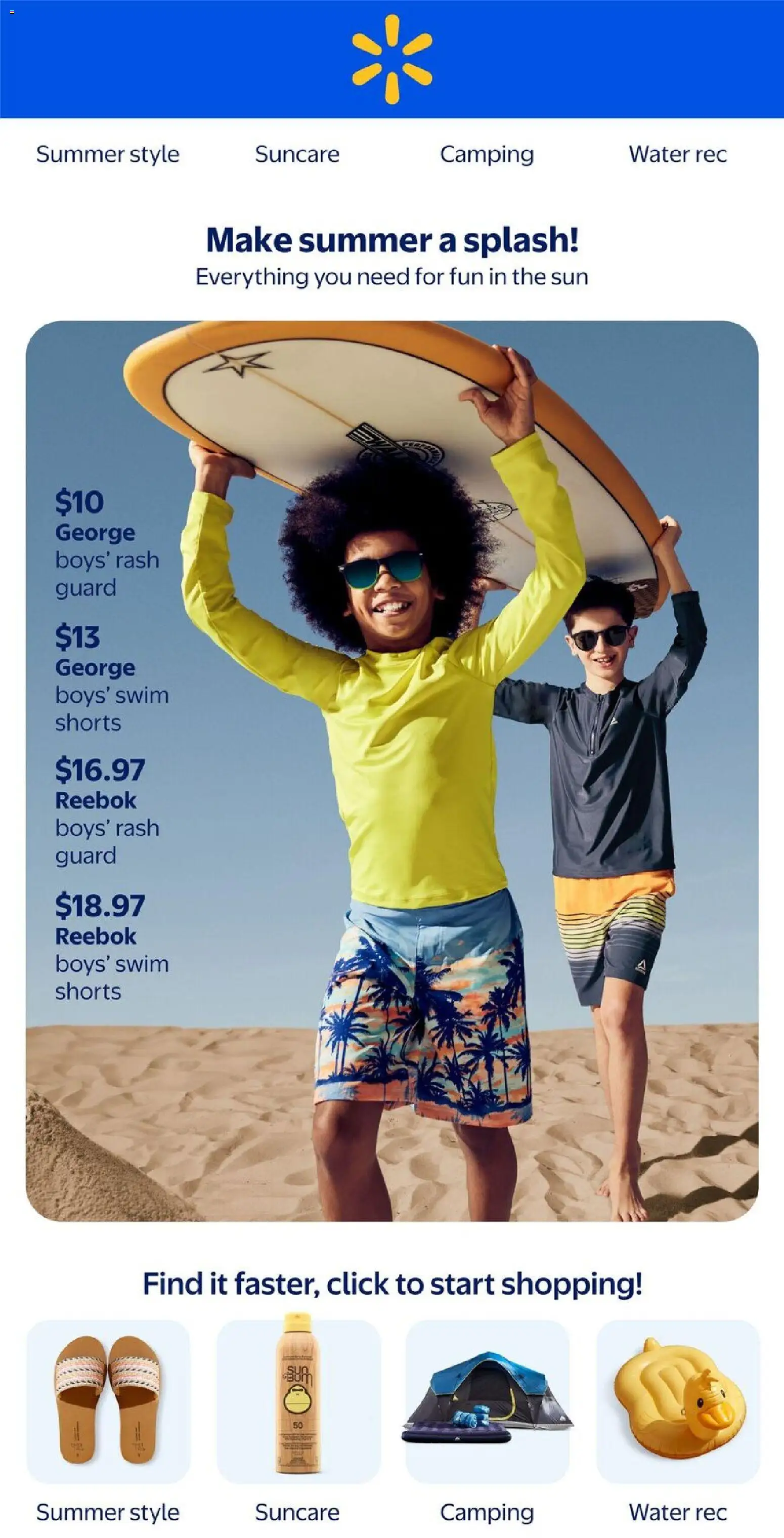 Walmart flyer valid from 07.05.2026 | Page: 1 | Products: Shorts