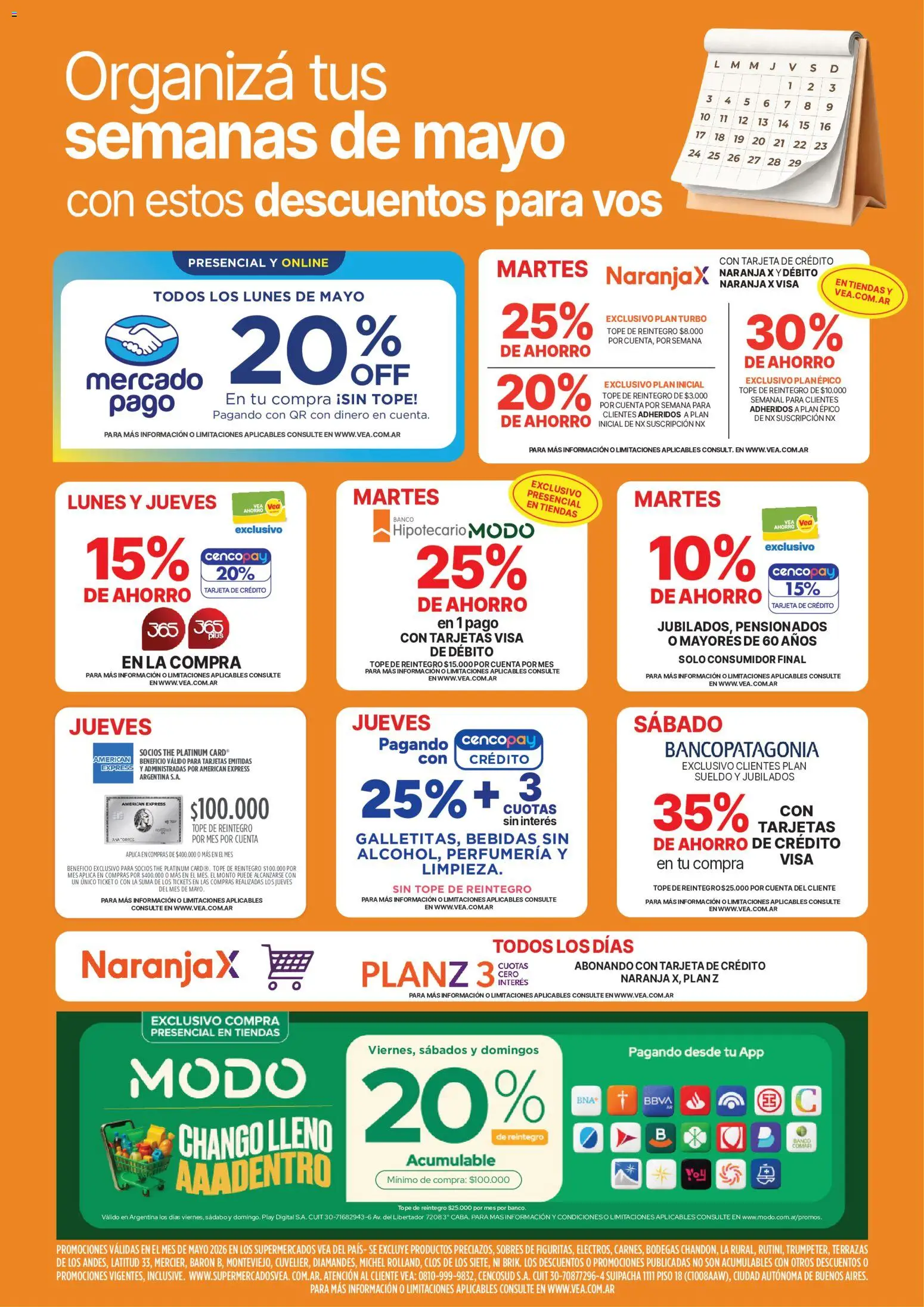 Vea - Ofertas fin de semana | Córdoba │ válido desde el 15.05.2026 | Página: 8 | Productos: Banco