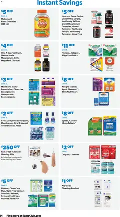 Preview of Sam's Club weekly ads valid from 29.04.2026 | Page: 14