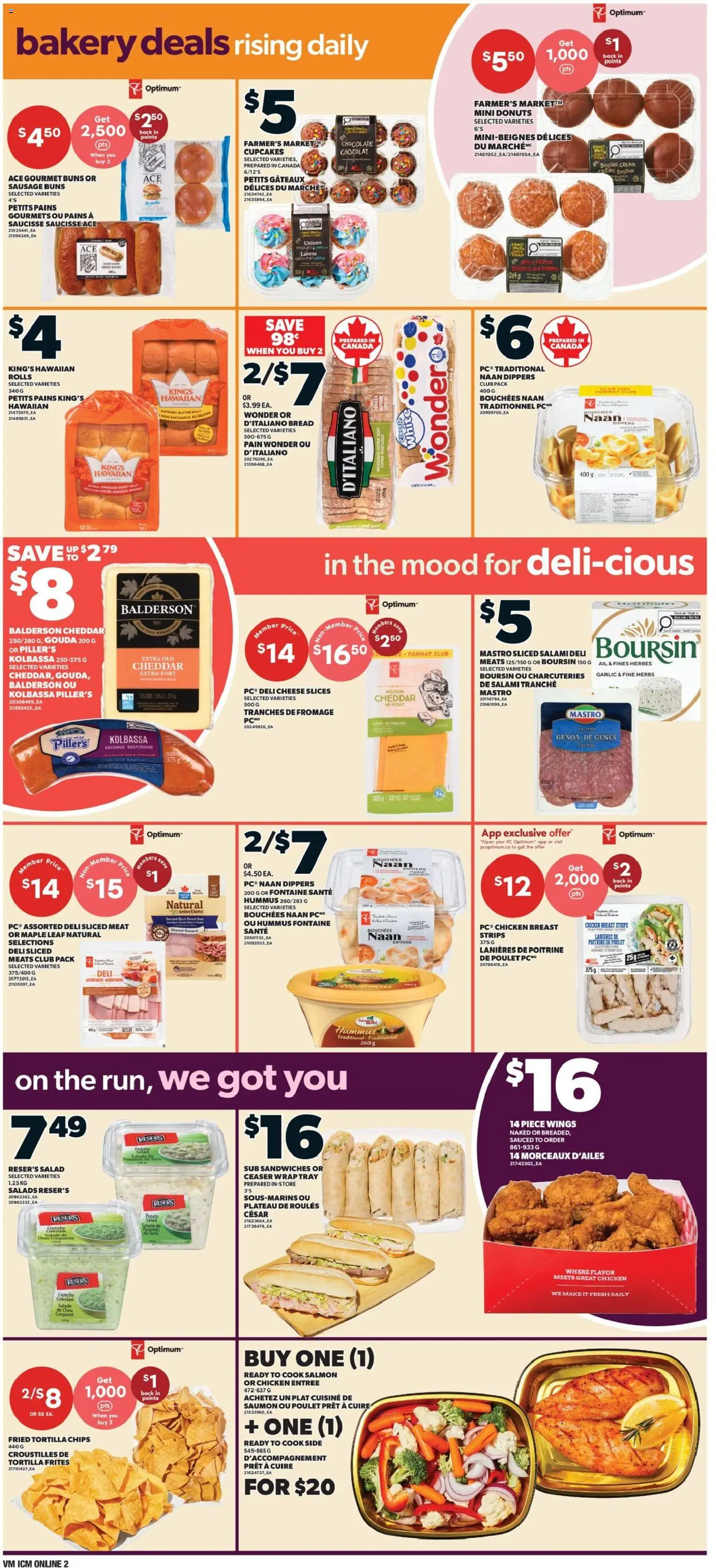 Valu Mart flyer valid from Sep 3, 2026 | Page: 4 | Products: Cream, Salad, Bread, Salami