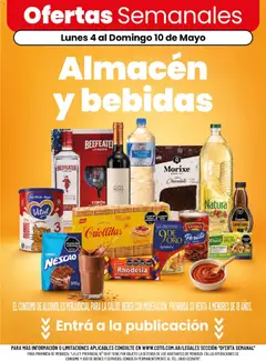 Vista previa Coto - Ofertas Almacén y bebidas válido desde el 04.05.2026