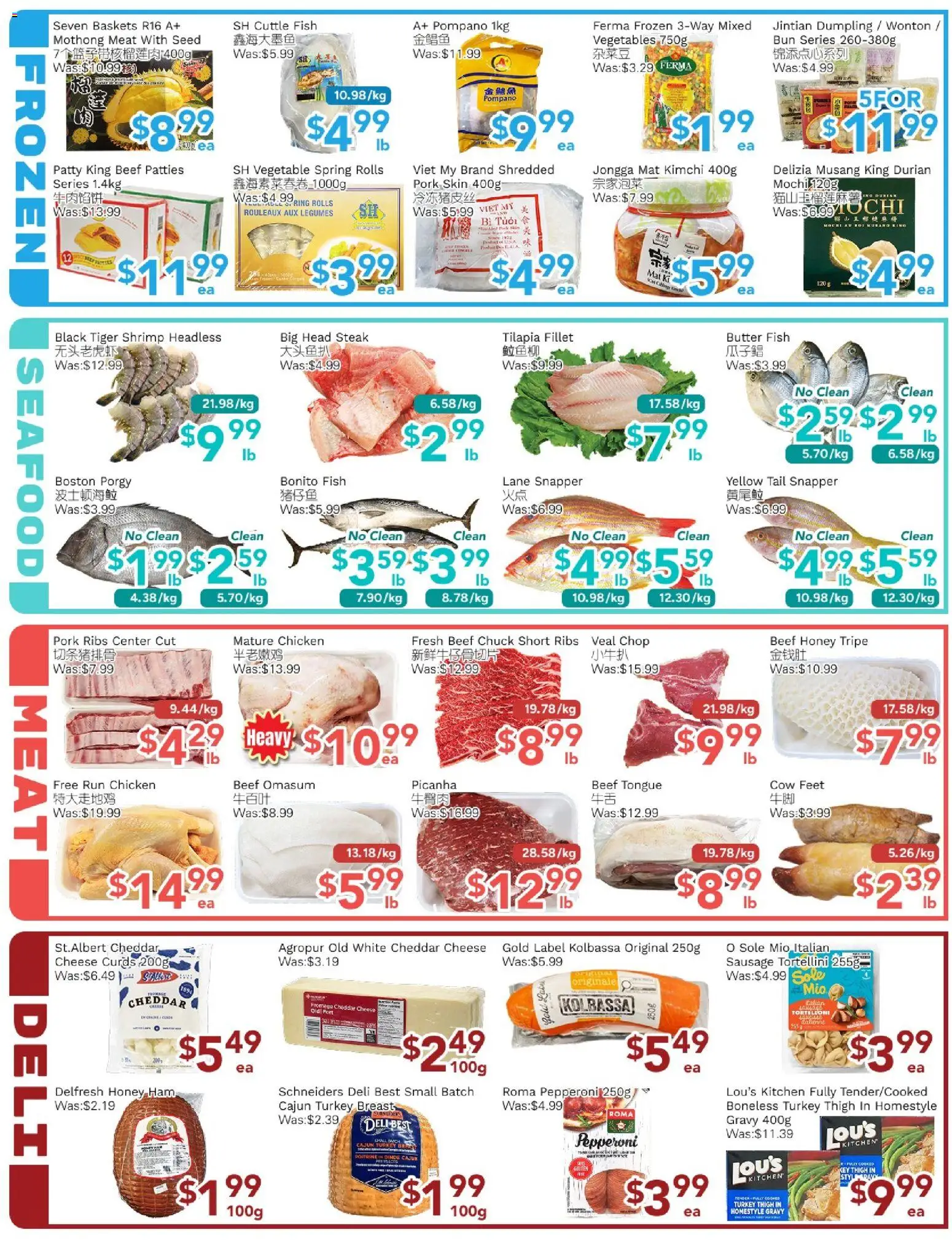 Ample Food Market flyer valid from 05.06.2026 | Page: 4 | Products: Beef, Butter, Chicken, Pork