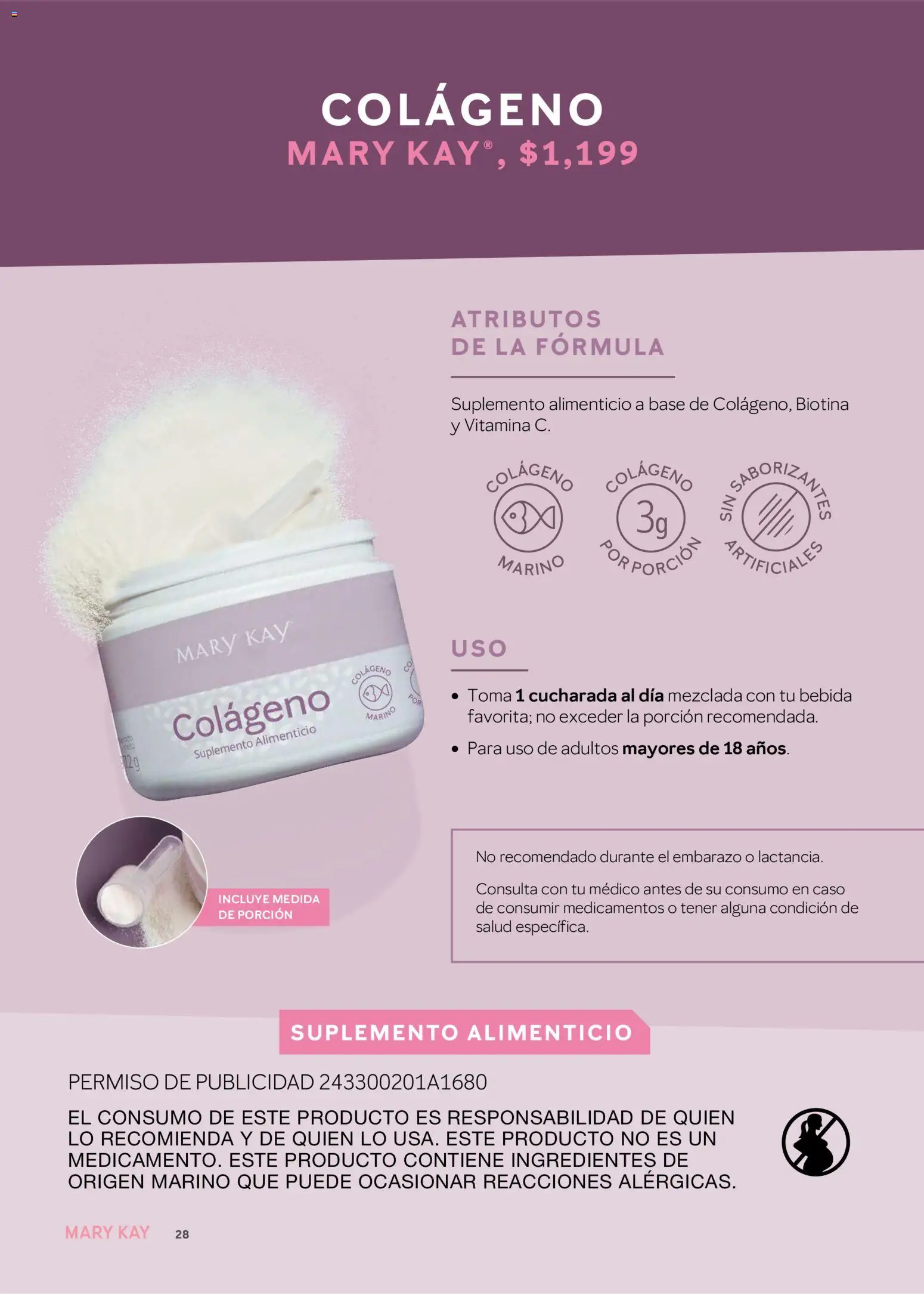 Nuevas ofertas de Mary Kay válidas en toda la República Mexicana desde el 01/09/2026. ¡Encuentra las mejores ofertas en Mary Kay catálogo! | Página: 28 | Productos: Ingredientes