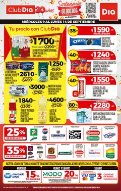 Vista previa Supermercado DIA Ofertas válido desde el 09/09/2026