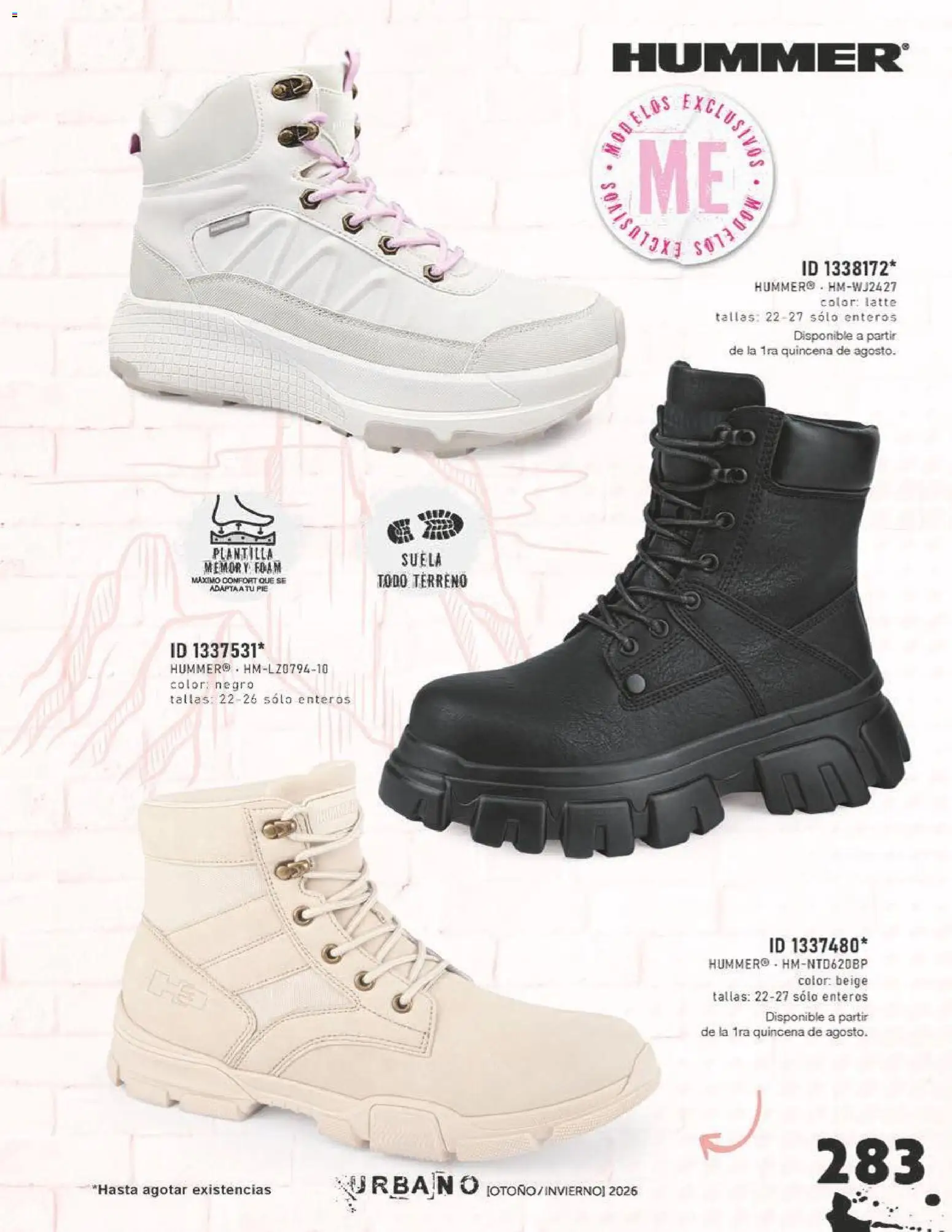 Nuevas ofertas de Price Shoes válidas en toda la República Mexicana desde el 31/07/2026. ¡Encuentra las mejores ofertas en Price Shoes catálogo Urbano! | Página: 283