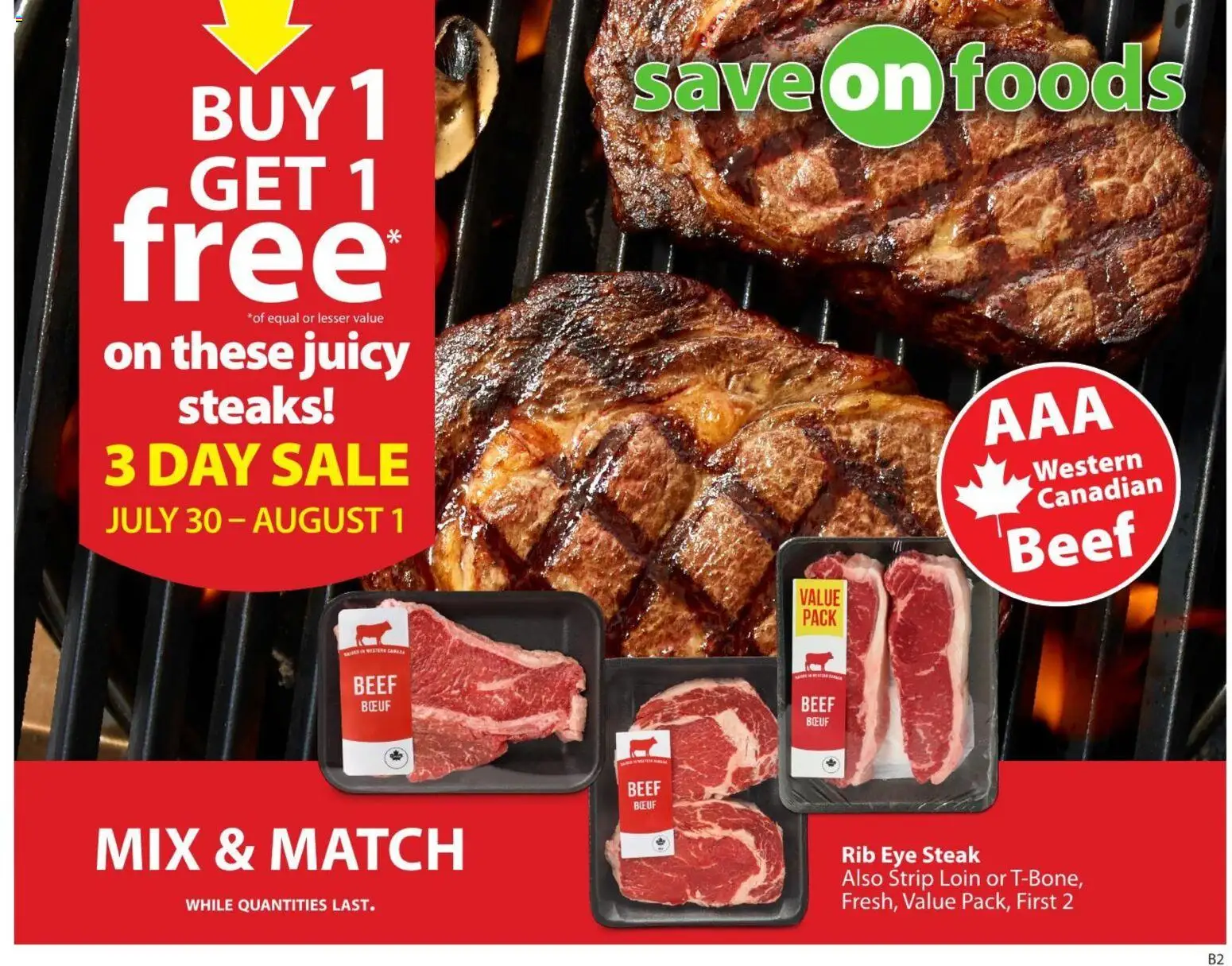 Save on foods flyer valid from Jul 30, 2026 | Page: 2