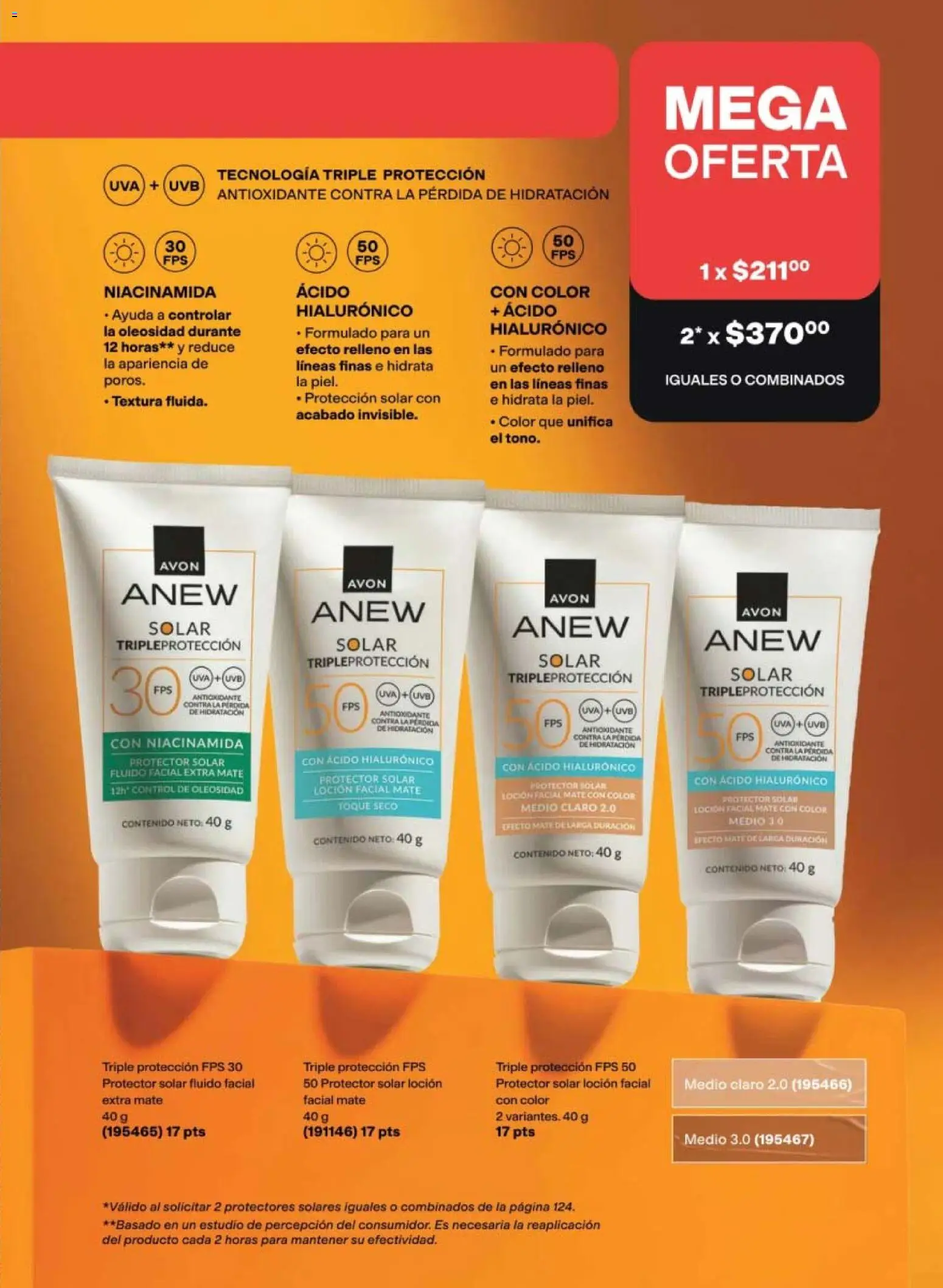 Nuevas ofertas de AVON válidas en toda la República Mexicana desde el 21/08/2026. ¡Encuentra las mejores ofertas en AVON campaña 13 2026! | Página: 121 | Productos: Loción, Uva, Mate, Protector solar