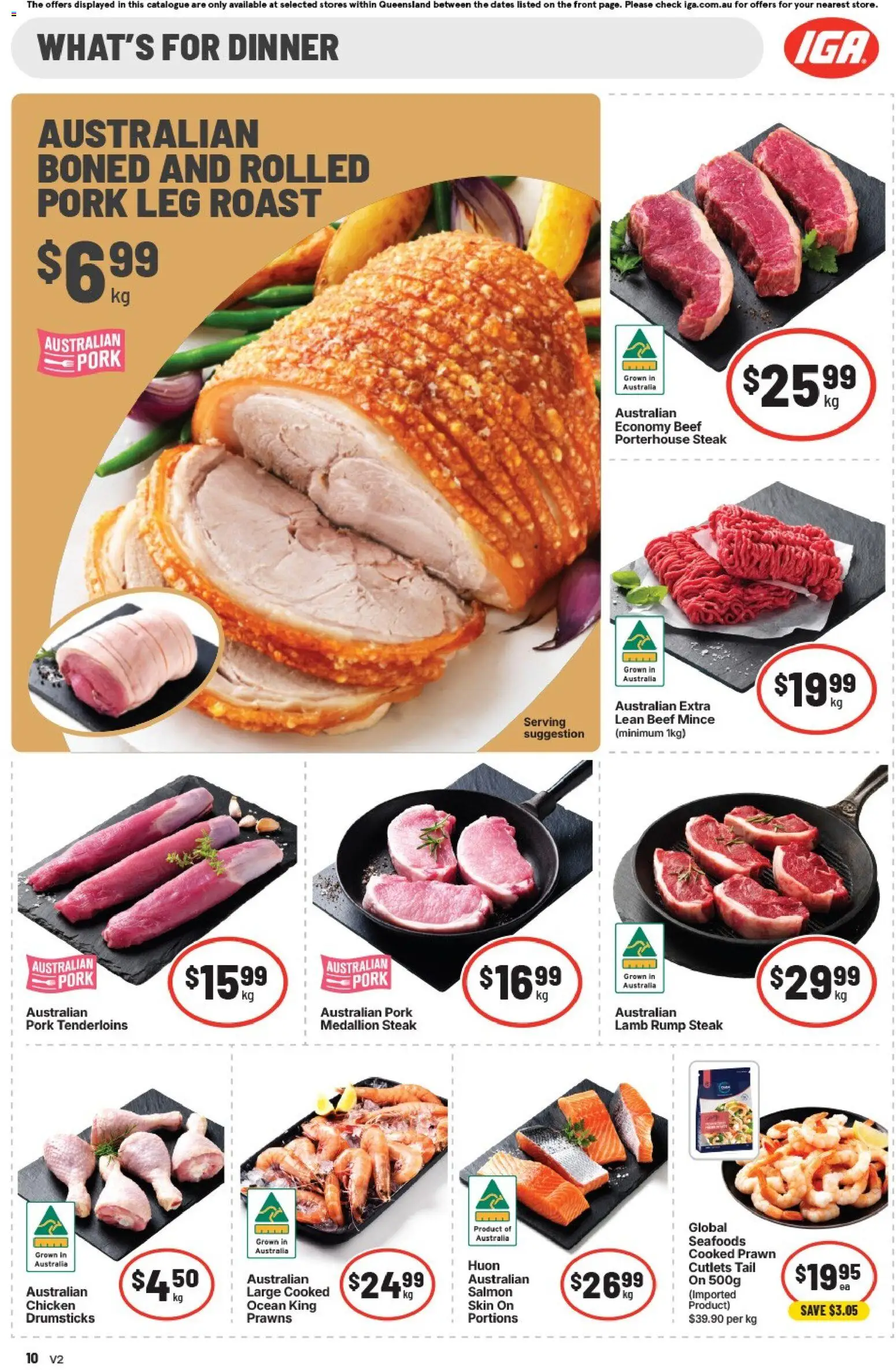 IGA catalogue - valid from 16/09/2026 | Page: 11 | Products: Lamb, Beef, Steak, Pork leg