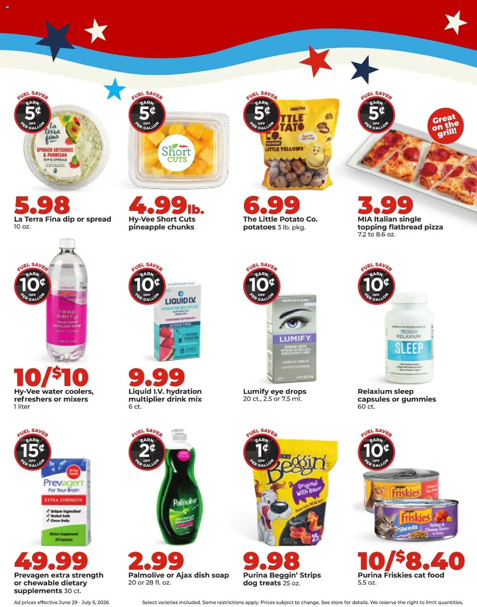 HyVee Weekly Ad - valid from 06/29/2026 | Page: 15 | Products: Pizza, Pineapple, Potatoes, Grill