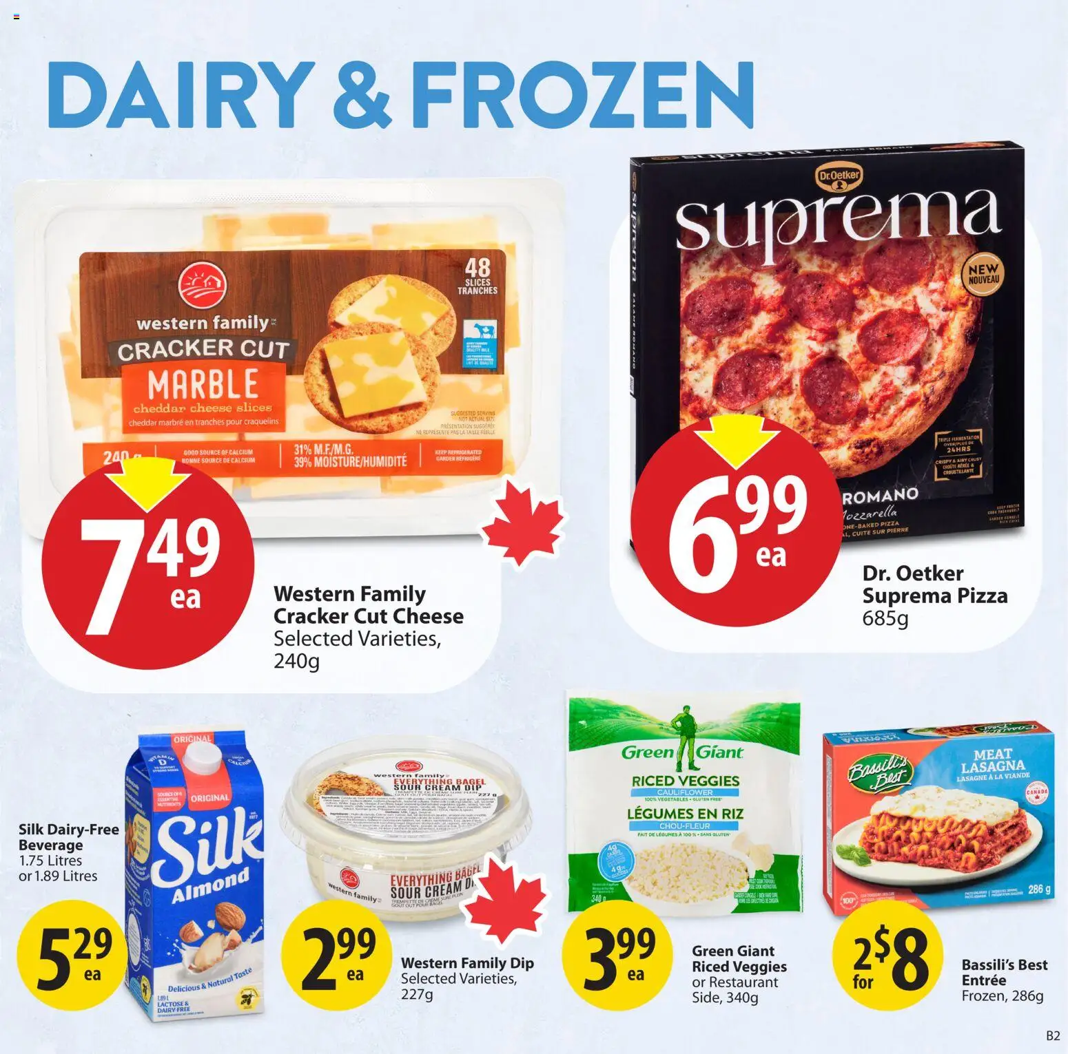 Save on foods flyer valid from 28.05.2026 | Page: 19 | Products: Sour cream, Cream, Cheese, Pizza