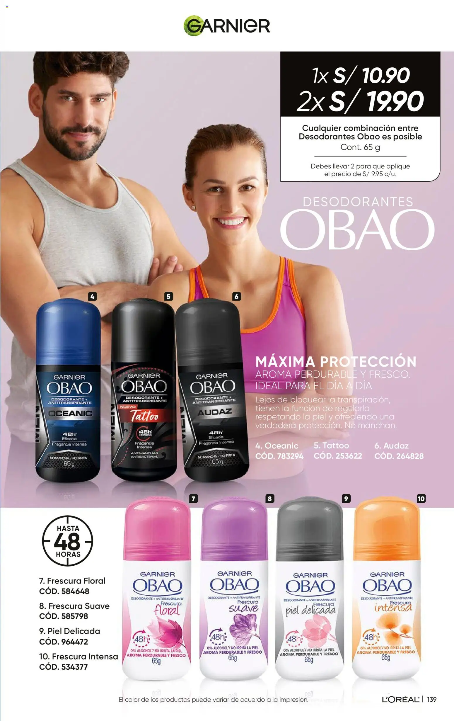 Catálogo Azzorti válido desde 31/08/2026 | Página: 145 | Productos: Alcohol, Desodorante, Antitranspirante, Fragancia