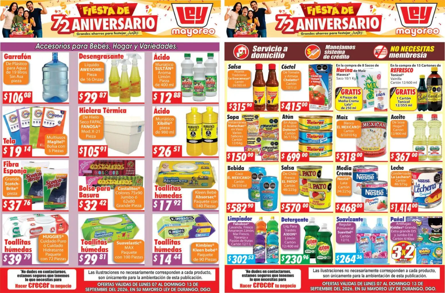 Nuevas ofertas de Casa Ley válidas en toda la República Mexicana desde el 07/09/2026. ¡Encuentra las mejores ofertas en Casa Ley folleto! | Página: 1