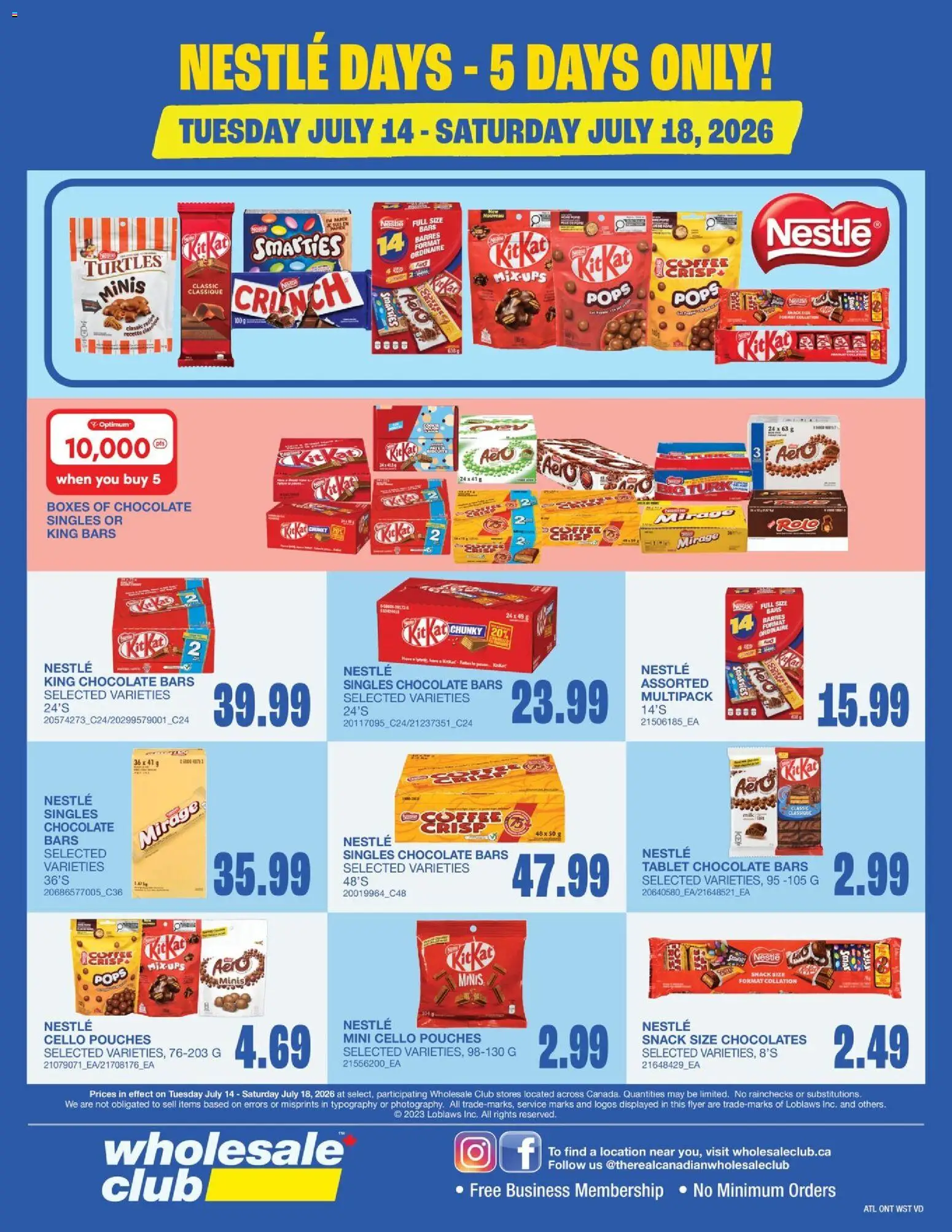 Wholesale Club flyer valid from Jun 18, 2026 | Page: 8 | Products: Beef, Potatoes, Butter, Chicken
