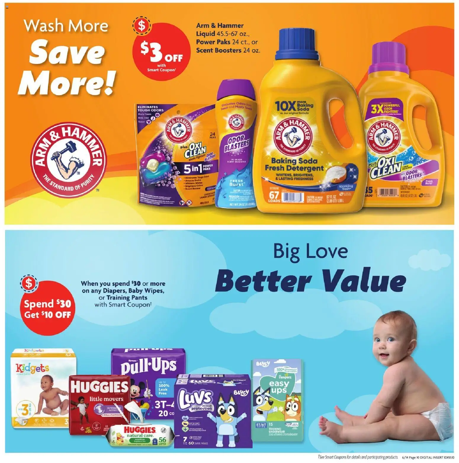 Family Dollar Weekly Ad - valid from 14.06.2026 | Page: 9 | Products: Hammer, Detergent, Pants, Underwear