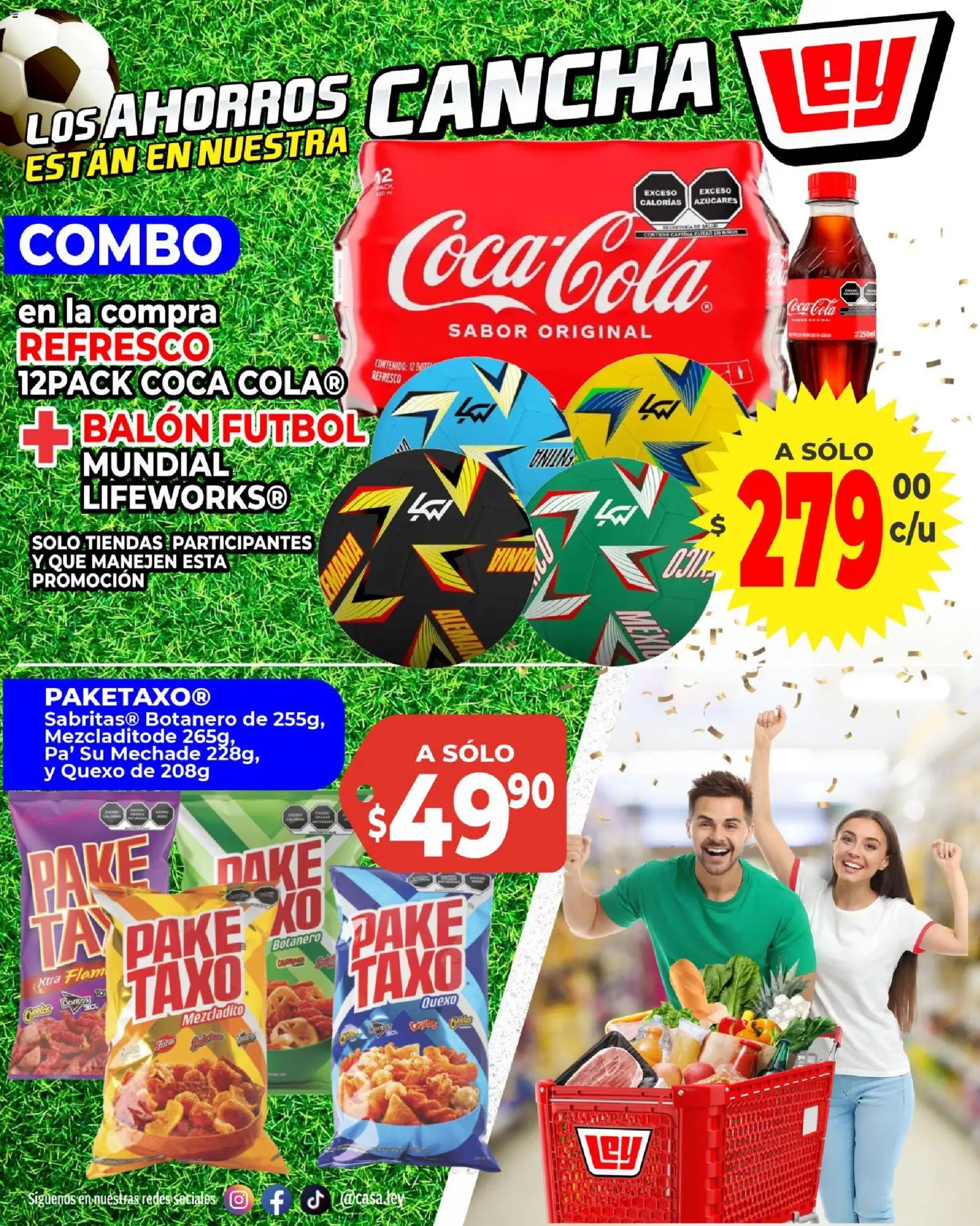 Nuevas ofertas de Casa Ley válidas en toda la República Mexicana desde el 11.06.2026. ¡Encuentra las mejores ofertas en Casa Ley folleto Día del Padre con Con Mundial 2026! | Página: 15 | Productos: Refresco