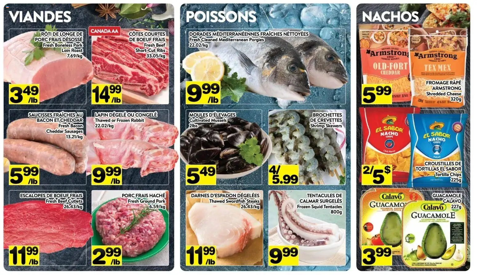 Pa Supermarché flyer valid from Aug 10, 2026 | Page: 4 | Products: Beef, Chips, Bacon, Sausages