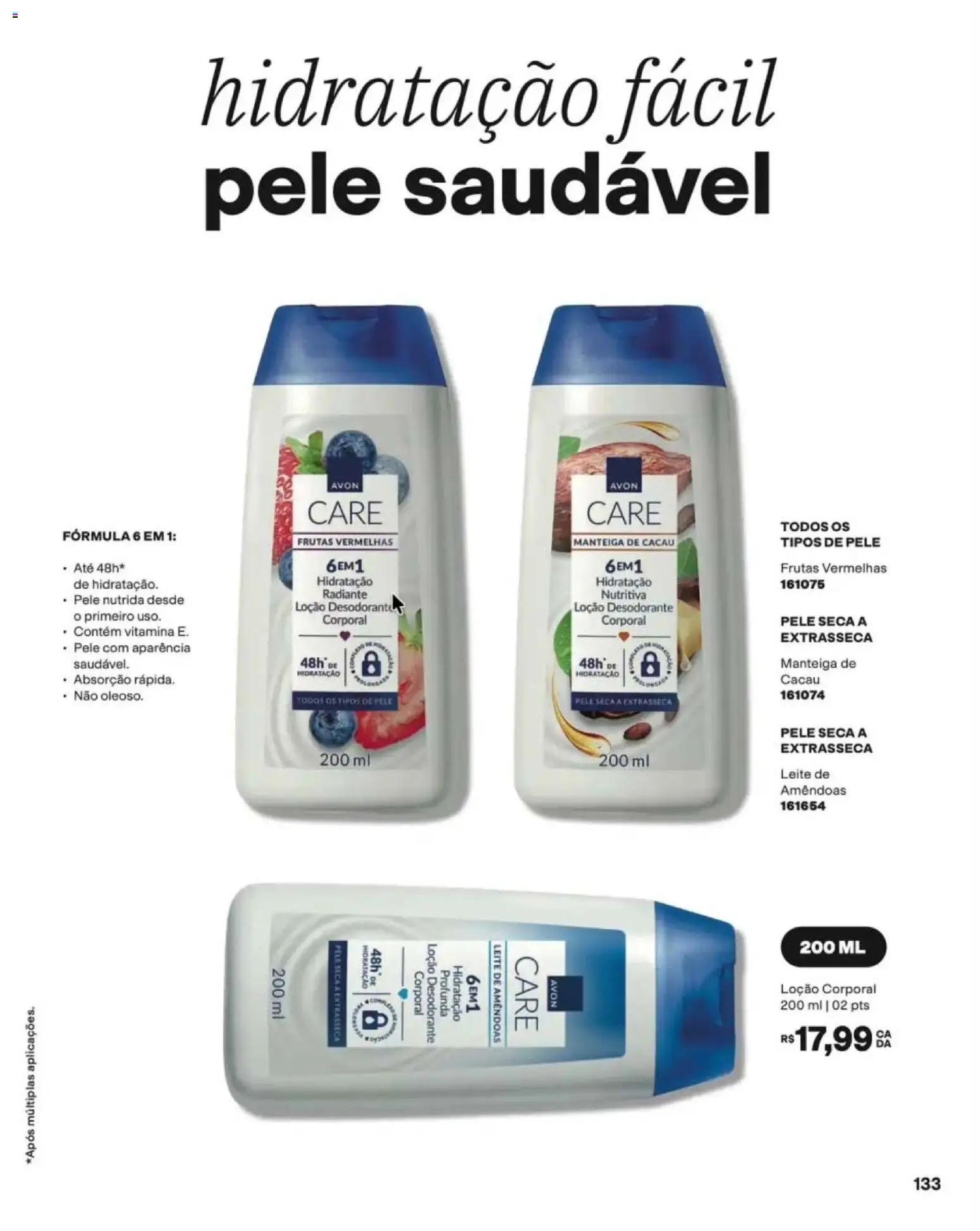Avon Folheto - válido de 12/10/2026 | Página: 135 | Produtos: Manteiga de cacau, Frutas, Leite, Loção corporal