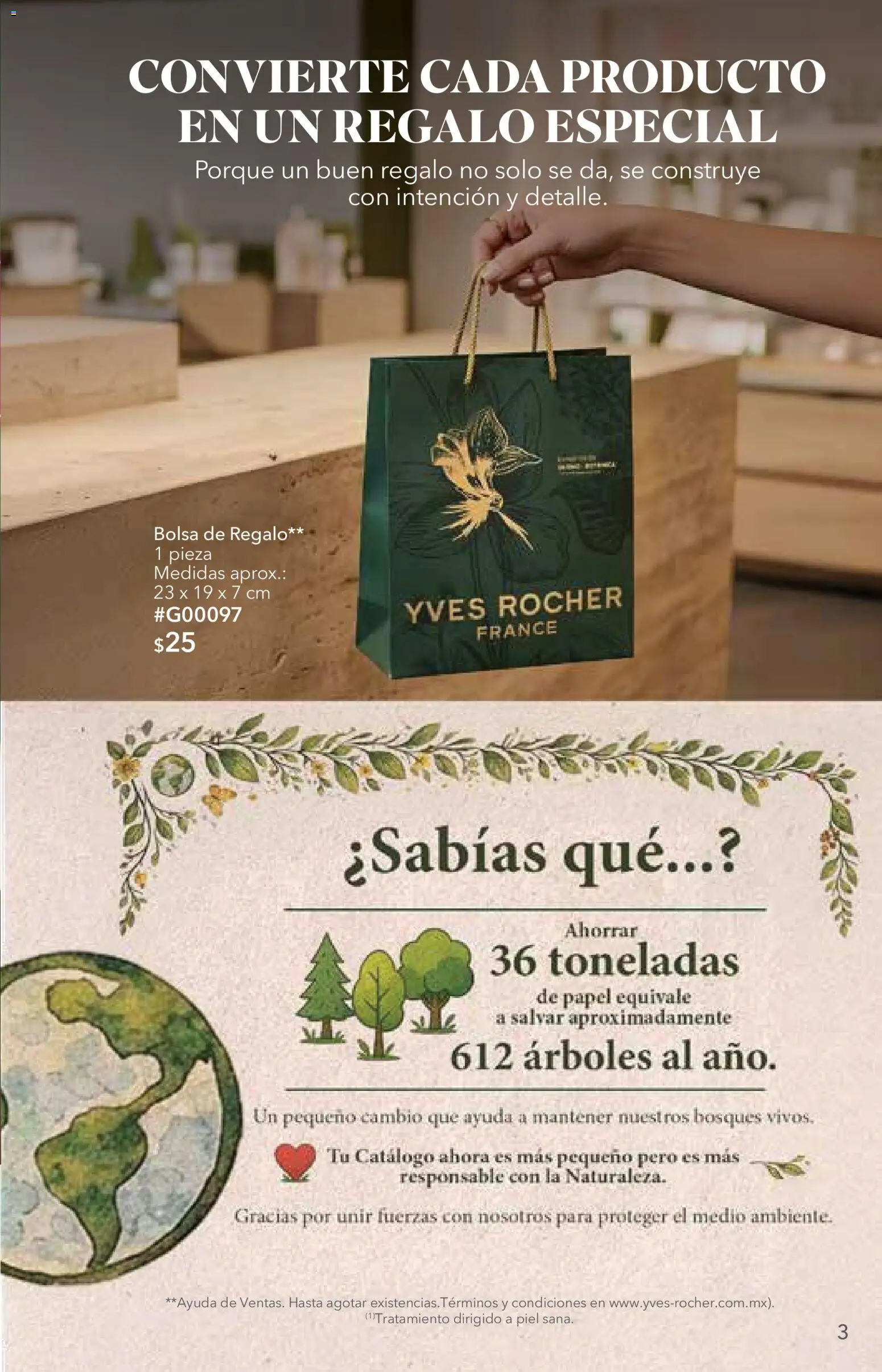 Nuevas ofertas de Yves Rocher válidas en toda la República Mexicana desde el 14/07/2026. ¡Encuentra las mejores ofertas en Yves Rocher campaña 10 2026! | Página: 3 | Productos: Bolsa