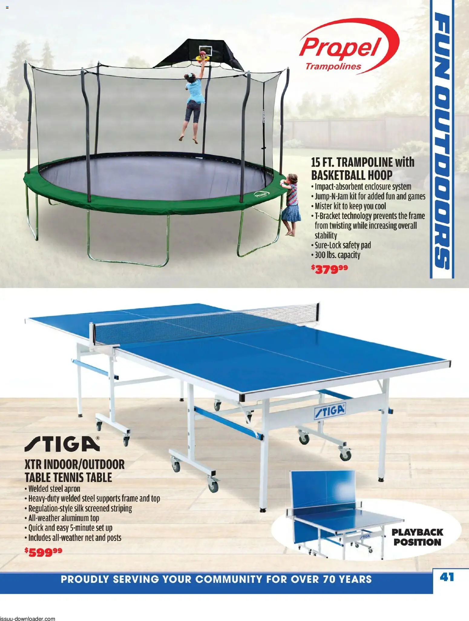 Big 5 Sporting Goods Summer Catalog - valid from 05/26/2026 | Page: 41 | Products: Table, Trampoline