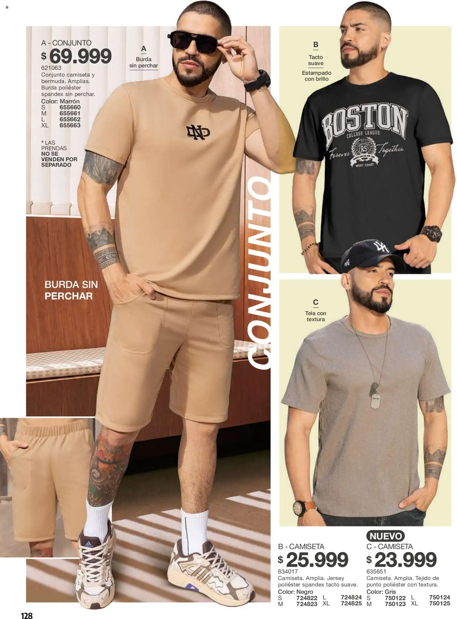 Carmel revista - valida desde el 01/10/2026 | Página: 128 | Productos: Brillo, Camiseta, Conjunto