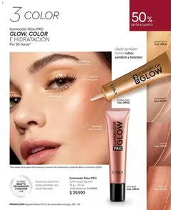 Ésika catálogo C15/2026 -  Vista previa de la revista de la tienda Ésika valido desde el 07/09/2026 | Página: 35 | Productos: Iluminador, Rubor, Sombra