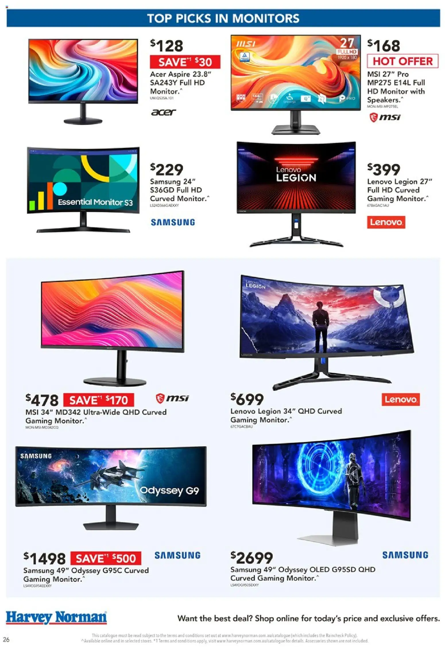 Harvey Norman catalogue - valid from 18/08/2026 | Page: 26 | Products: Accessories, Monitor