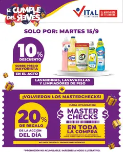 Vista previa Vital - Ahorrá válido desde el 14/09/2026