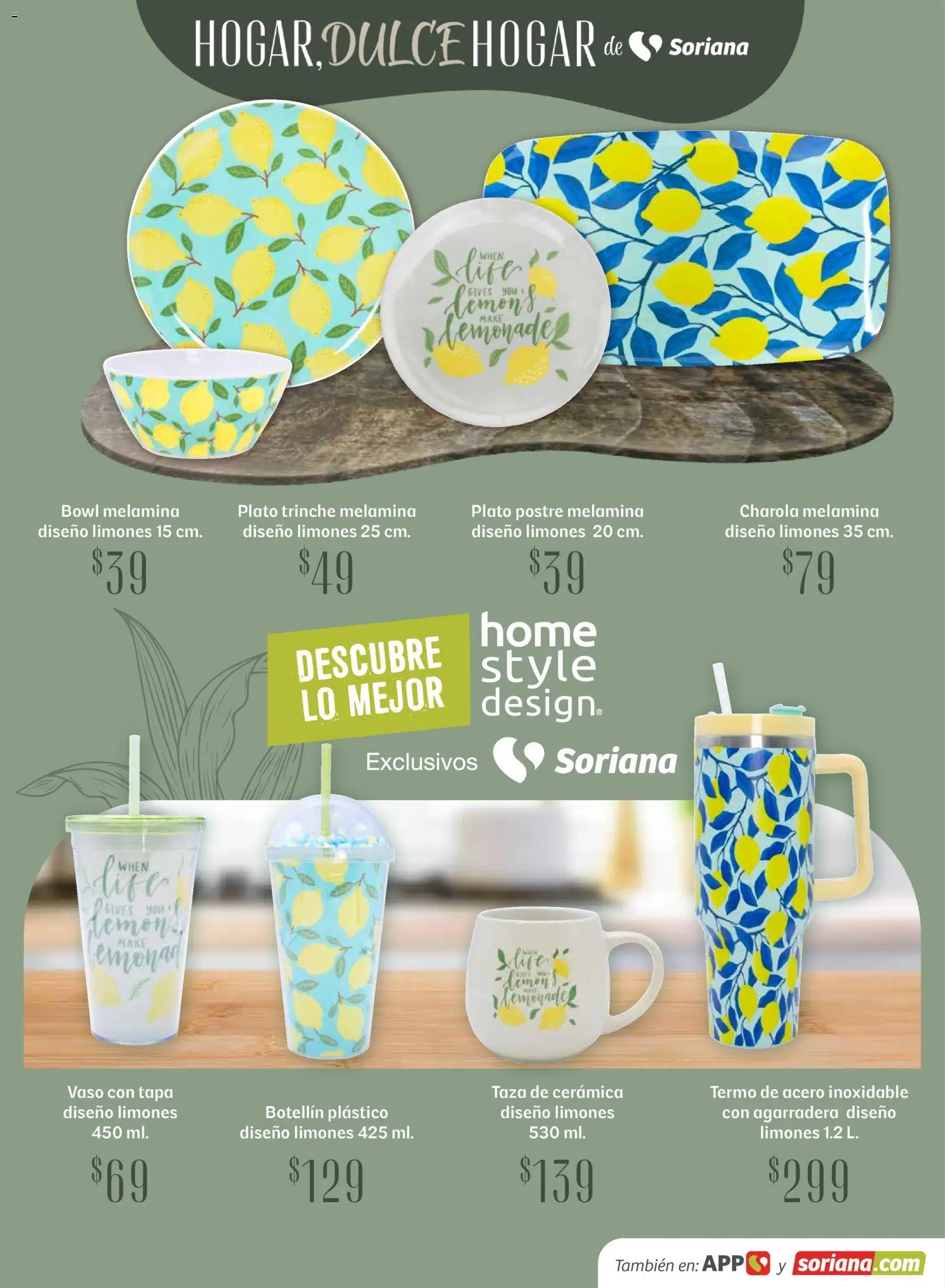 Nuevas ofertas de Soriana válidas en toda la República Mexicana desde el 15.04.2026. ¡Encuentra las mejores ofertas en Soriana Hogar Dulce Hogar Híper Nacional! | Página: 17 | Productos: Taza, Bowl, Termo