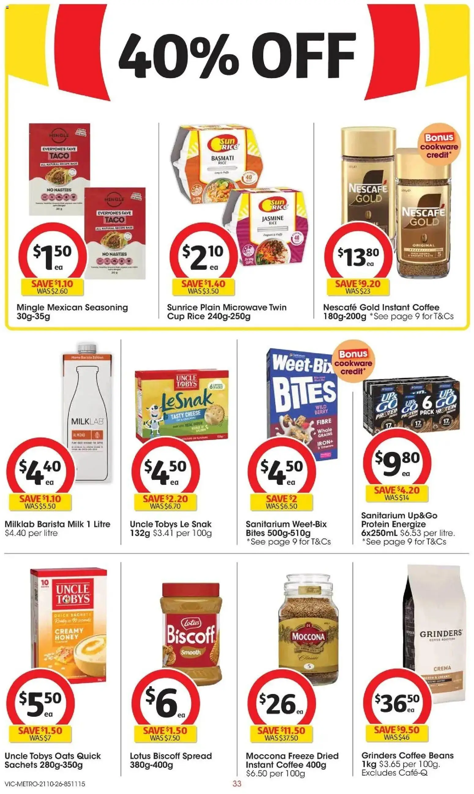 ﻿Coles catalogue valid from 21/10/2026 > Online Australia | Page: 33