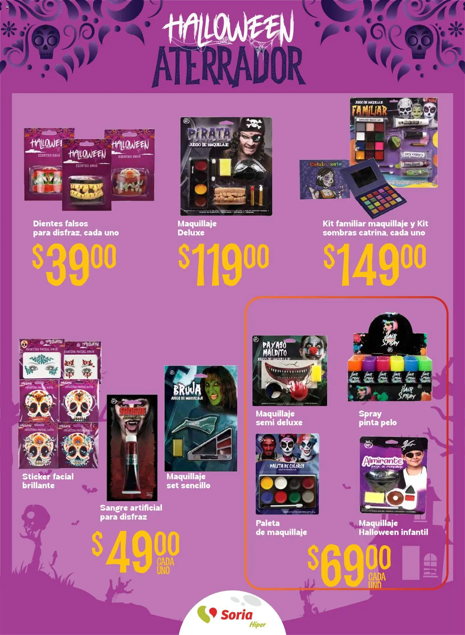 Nuevas ofertas de Soriana válidas en toda la República Mexicana desde el 08/09/2026. ¡Encuentra las mejores ofertas en Soriana Halloween y Día de muertos Híper Nacional! | Página: 23