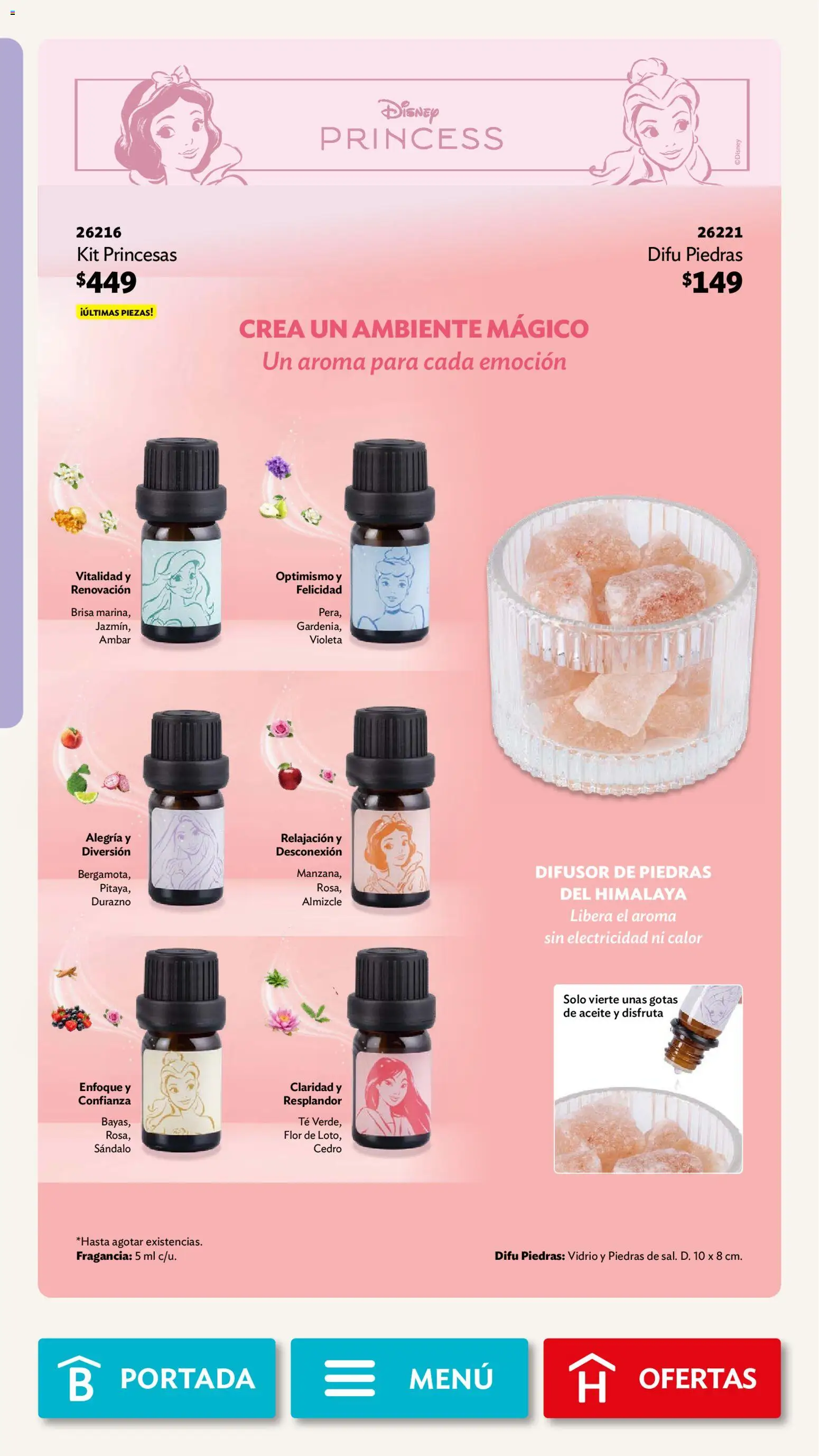 Nuevas ofertas de Betterware válidas en toda la República Mexicana desde el 31/08/2026. ¡Encuentra las mejores ofertas en Betterware campaña 9 2026! | Página: 54 | Productos: Durazno, Aceite, Té, Fragancia