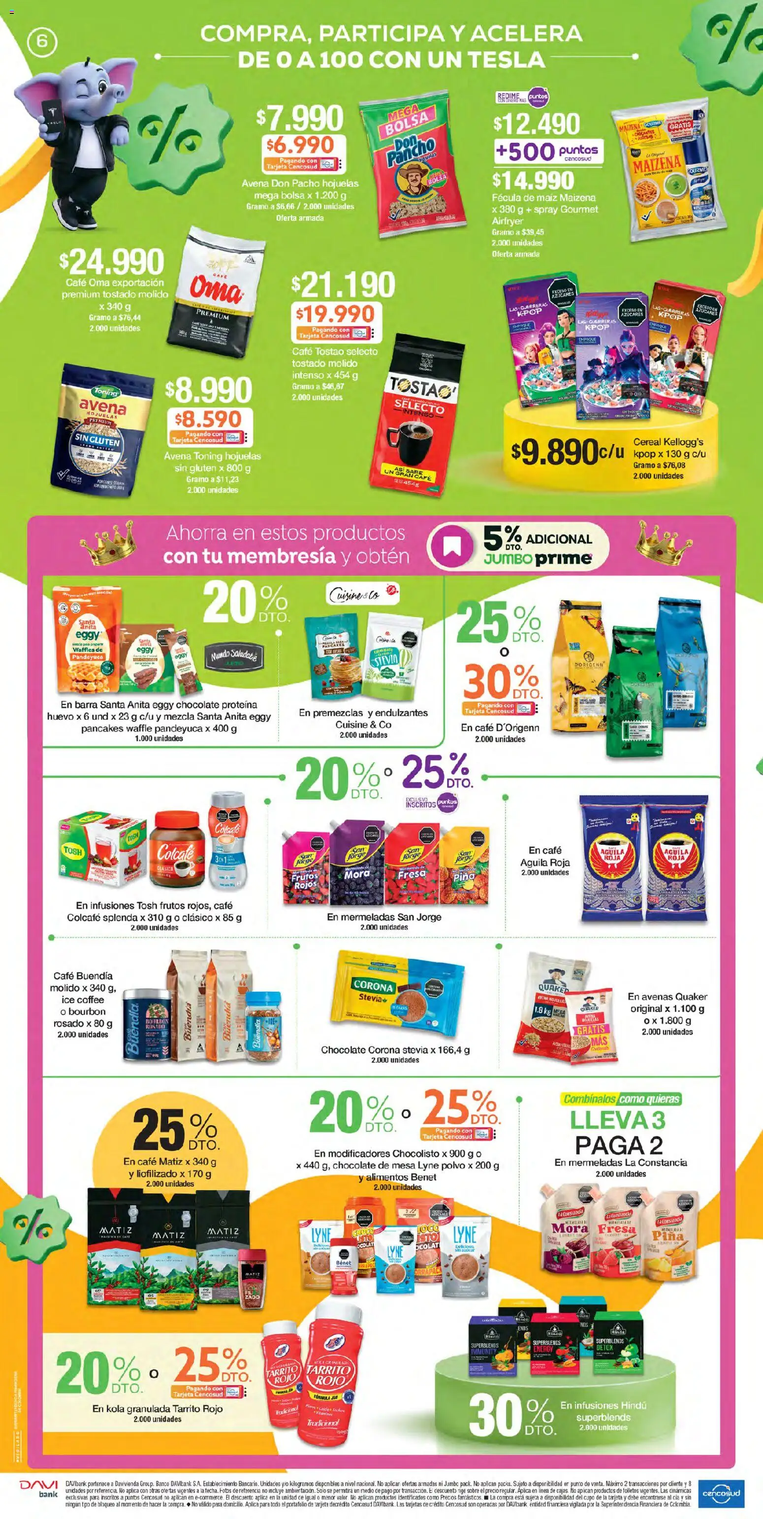 Jumbo revista - valida desde el 24/09/2026 | Página: 6 | Productos: Huevo, Proteína, Waffle, Mora