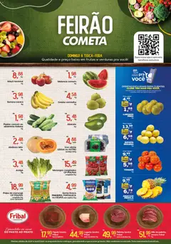 Cometa Supermercados ofertas Feirão - Pré-Visualização do folheto da loja Cometa Supermercados, válido de 12/07/2026