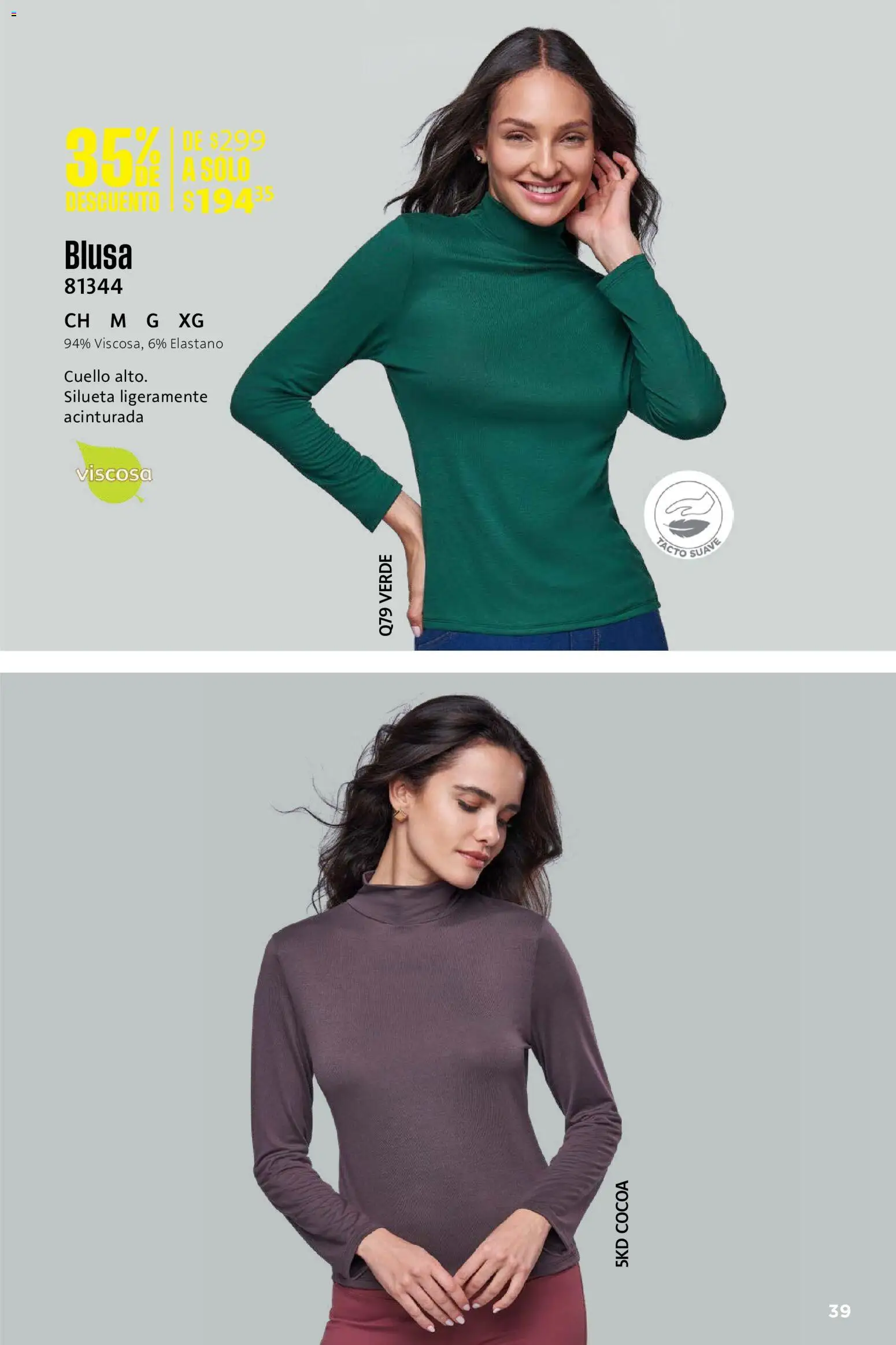 Nuevas ofertas de Ilusión válidas en toda la República Mexicana desde el 01.06.2026. ¡Encuentra las mejores ofertas en Ilusión catálogo Rebajas de Verano! | Página: 39 | Productos: Blusa