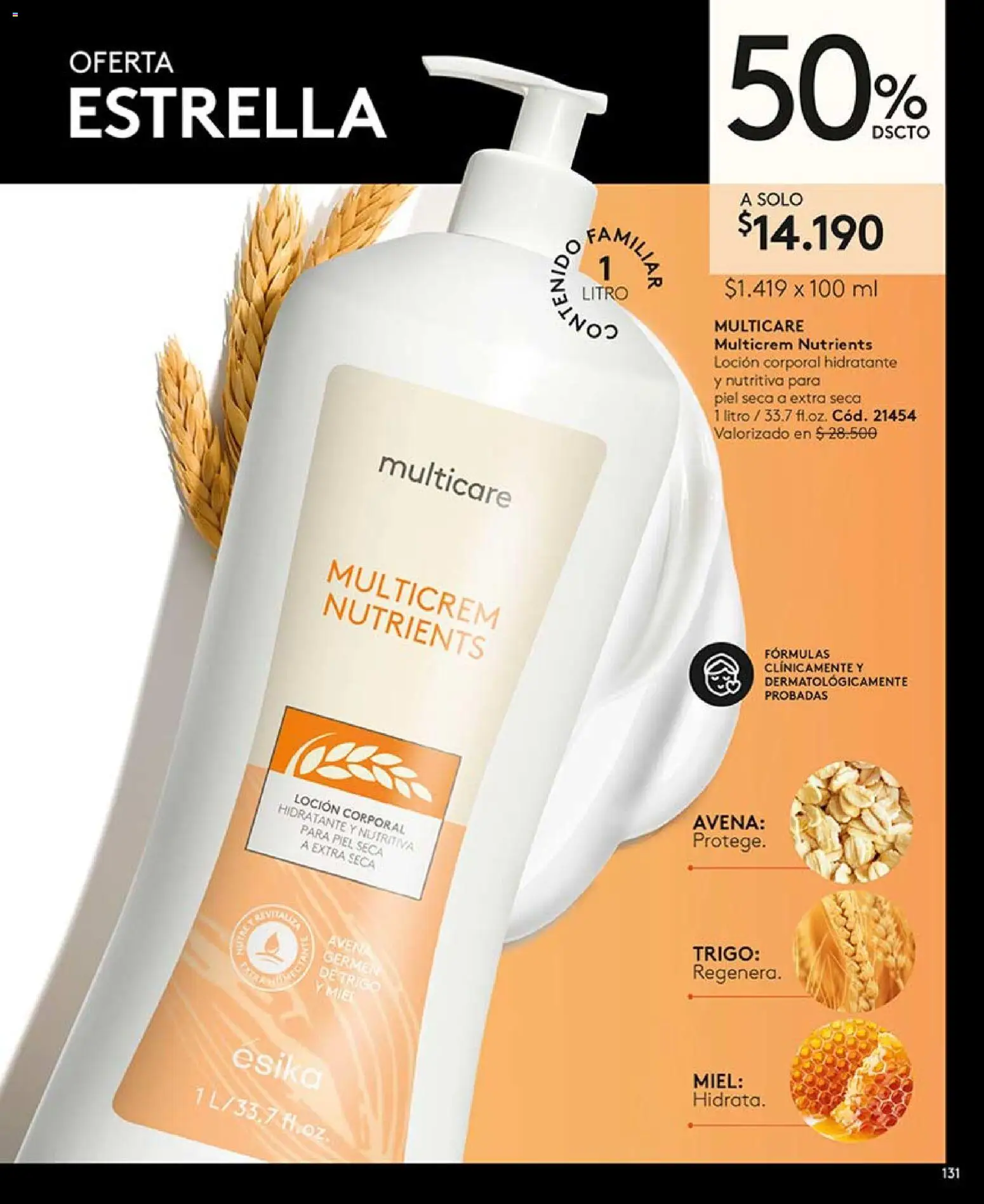 Catálogo Ésika Campaña 9 │ válido desde el 17.05.2026 | Página: 135 | Productos: Avena, Loción