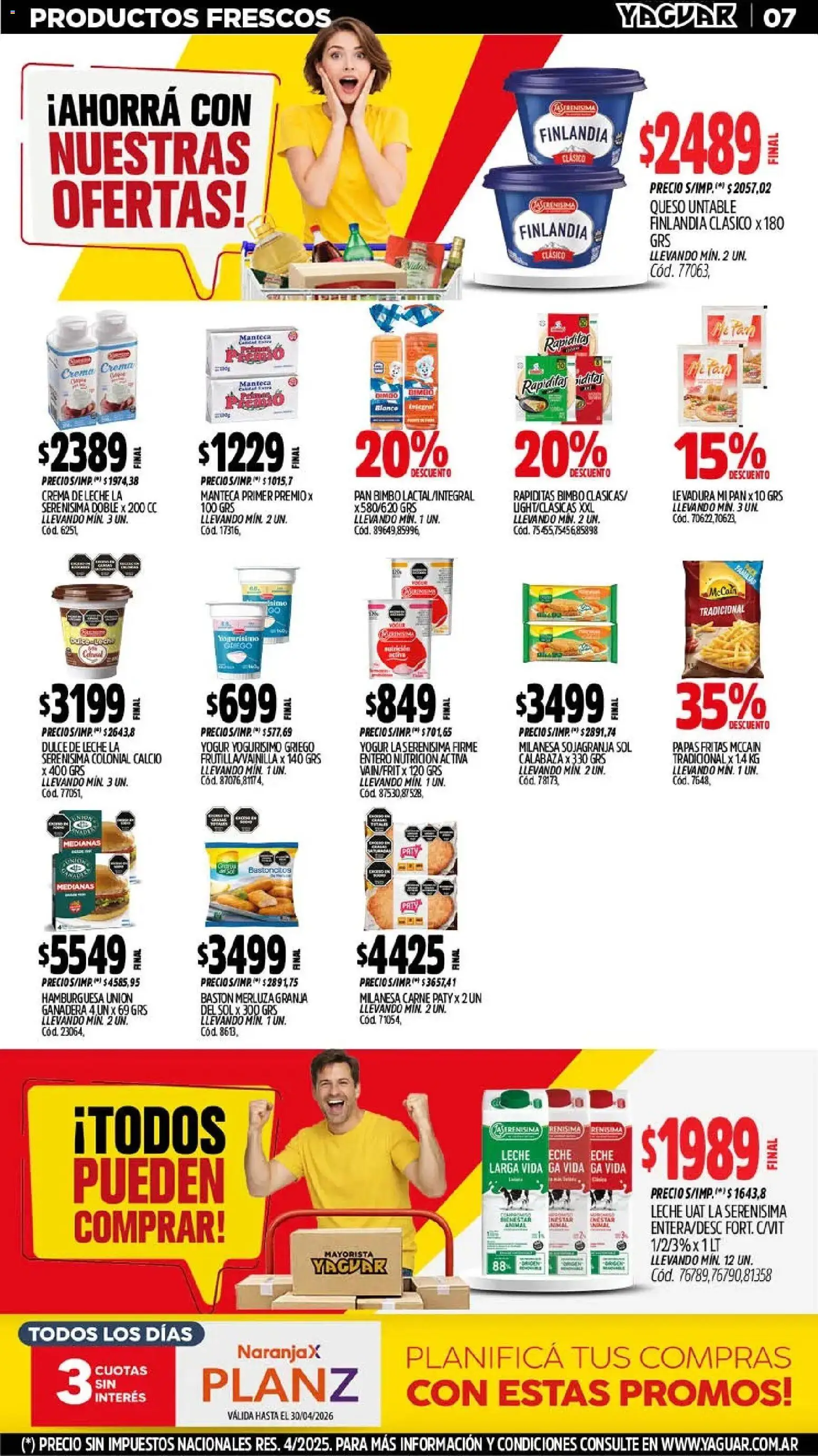 Yaguar - Oferta Semanal Neuquen │ válido desde el 04.05.2026 | Página: 7