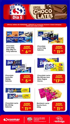 Semar Supermercado ofertas Chocolates - Pré-Visualização do folheto da loja Semar Supermercado, válido de 19/09/2026