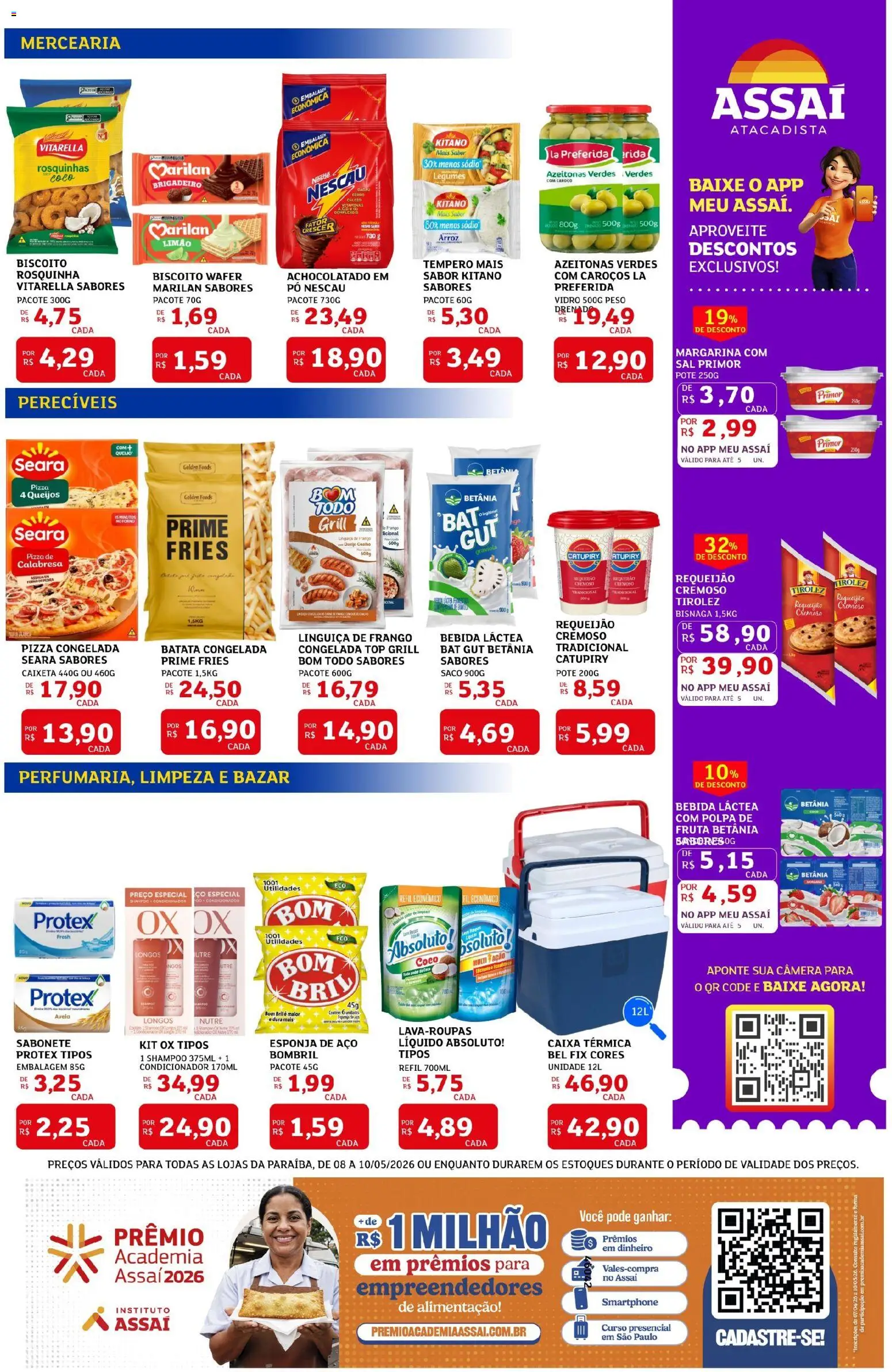 Assaí Atacadista Folheto - válido de 08.05.2026 | Página: 2 | Produtos: Shampoo, Azeitonas, Catupiry, Batata