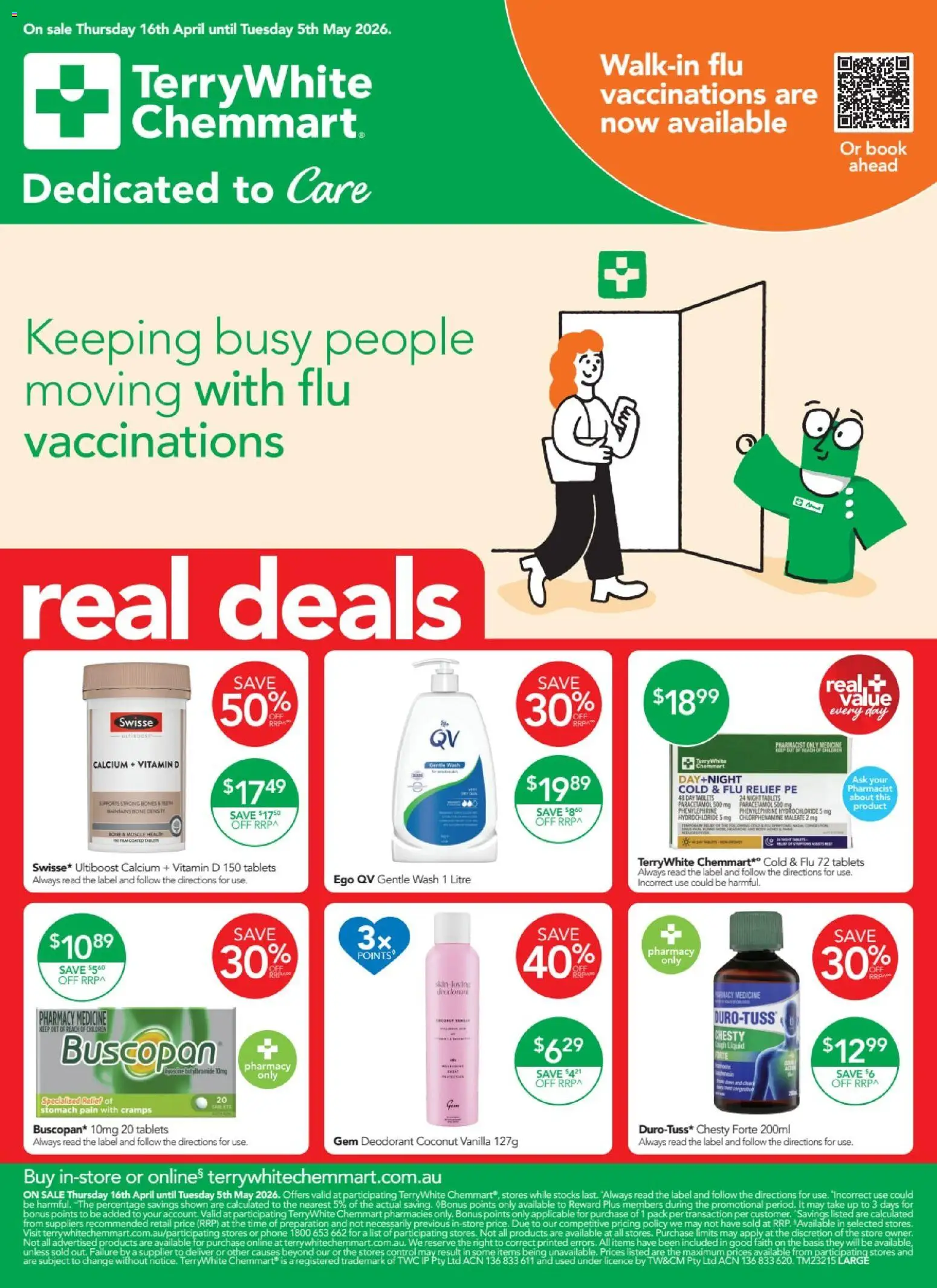 Terry White catalogue - valid from 16.04.2026 | Page: 28 | Products: Gem, Deodorant, Phone, Vitamin