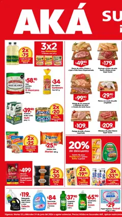 Vista previa de Arteli folleto Aká Super Bodega, nuevo folleto de la tienda, válido en México a partir del 23/06/2026