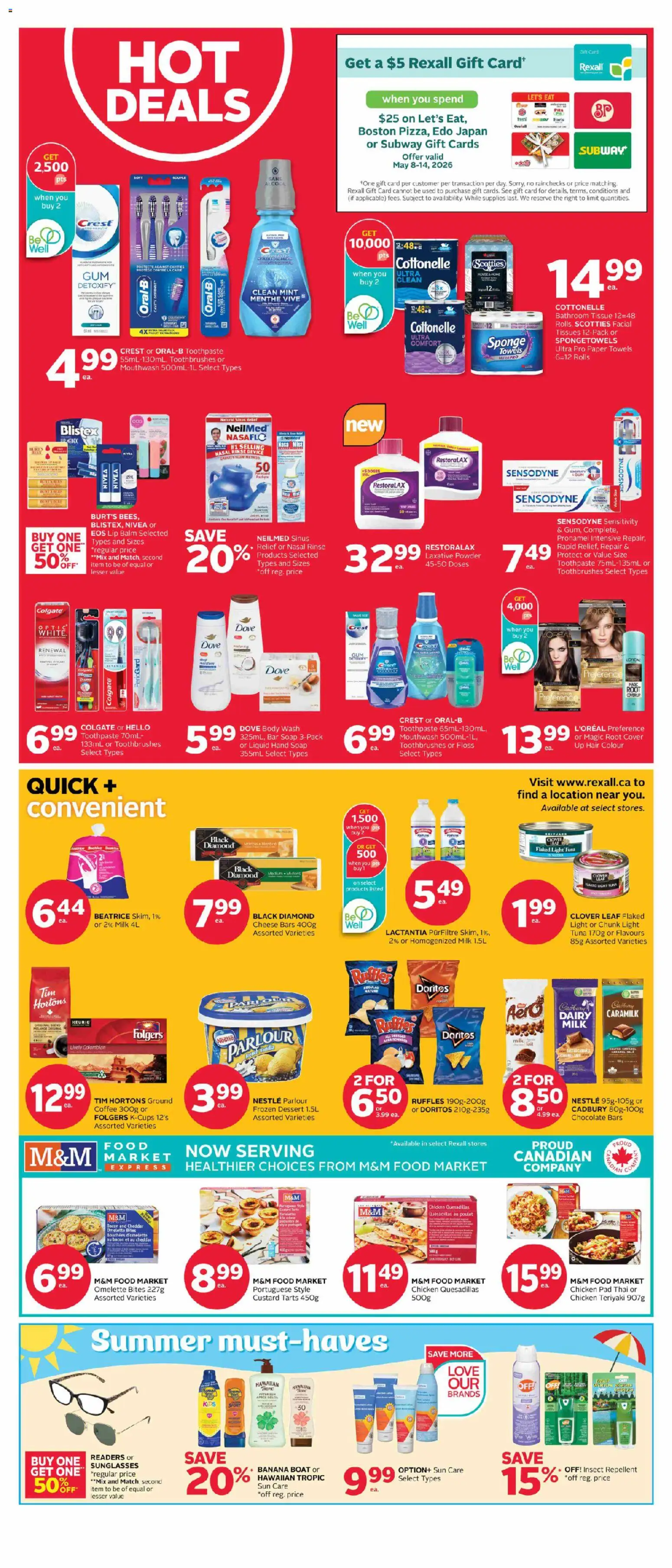 Rexall Flyer from May 8, 2026 - Unlock Huge Savings | Canada