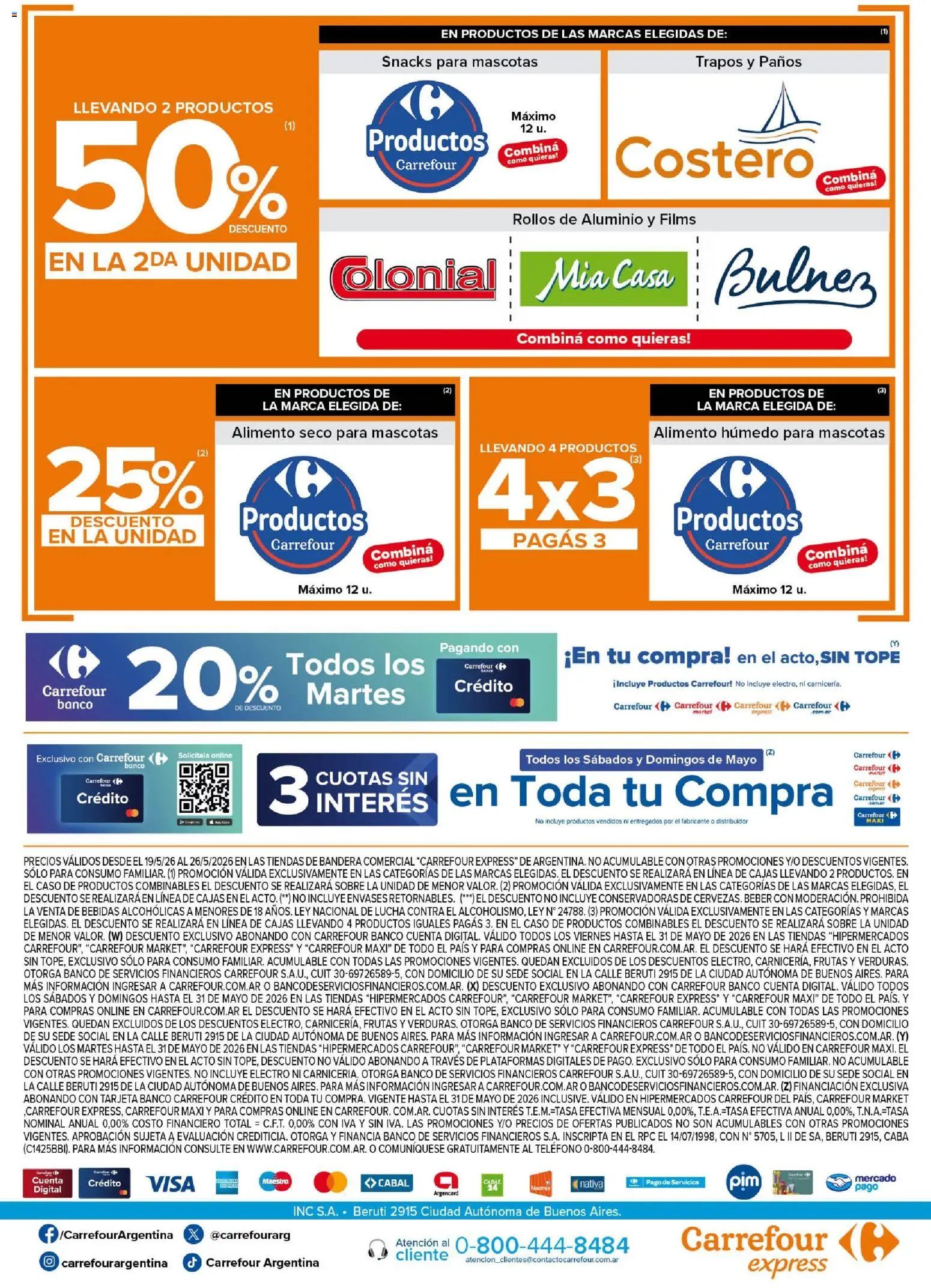 Carrefour - Carrefour Express │ válido desde el 19.05.2026 | Página: 6 | Productos: Teléfono, Caso, Banco, Sobre