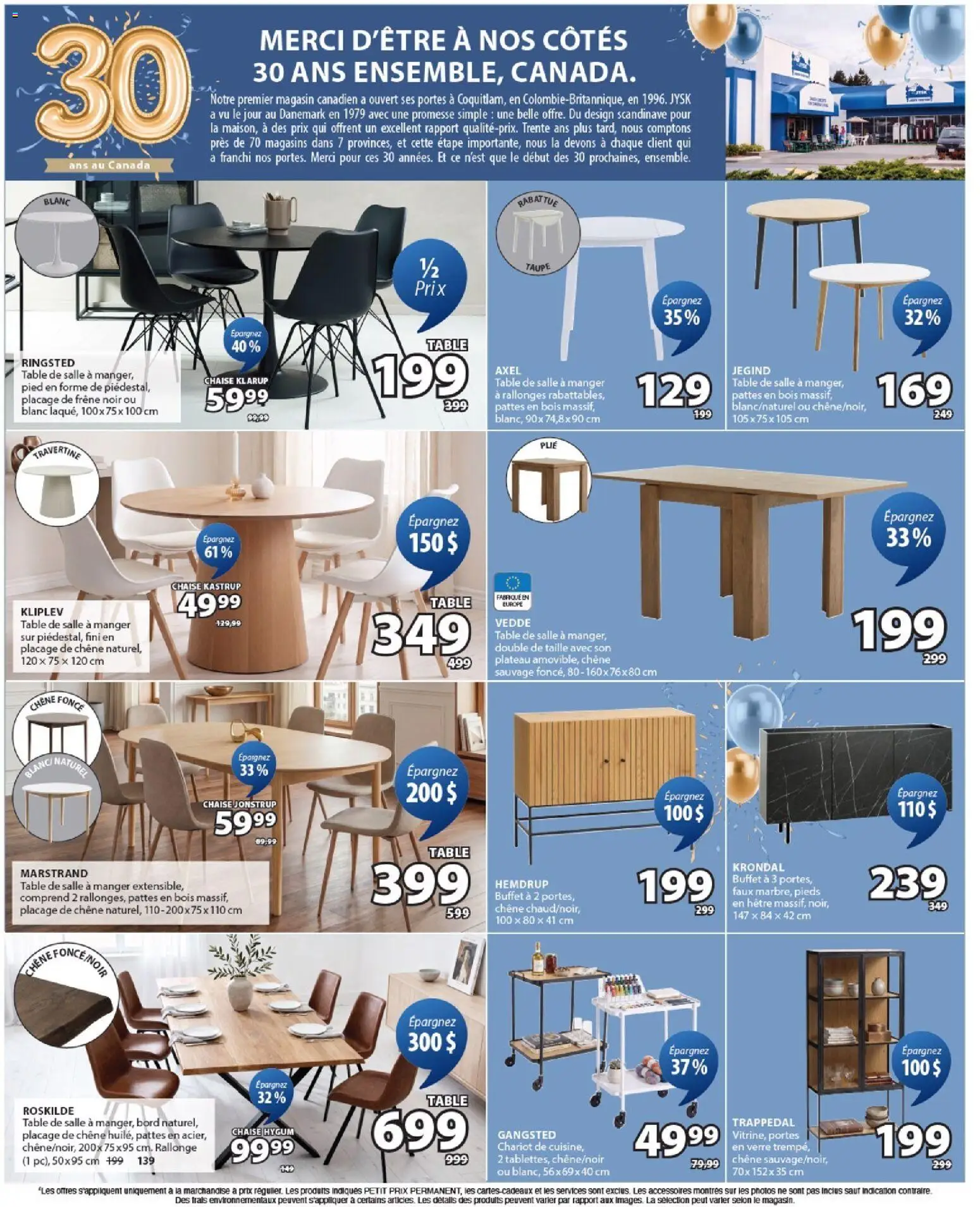 JYSK flyer valid from Sep 24, 2026 | Page: 4 | Products: Table