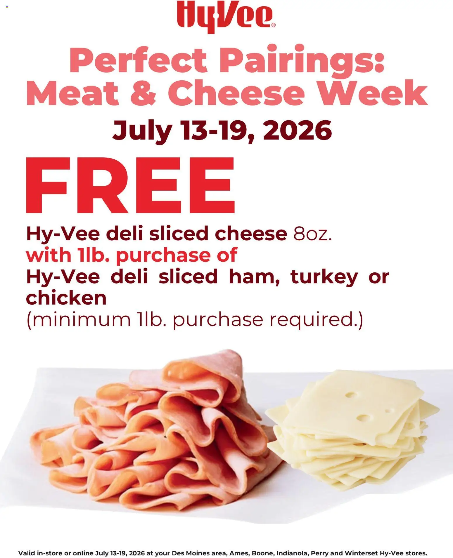 HyVee Deli Meat & Cheese Sale - valid from 07/13/2026 | Page: 1 | Products: Cheese