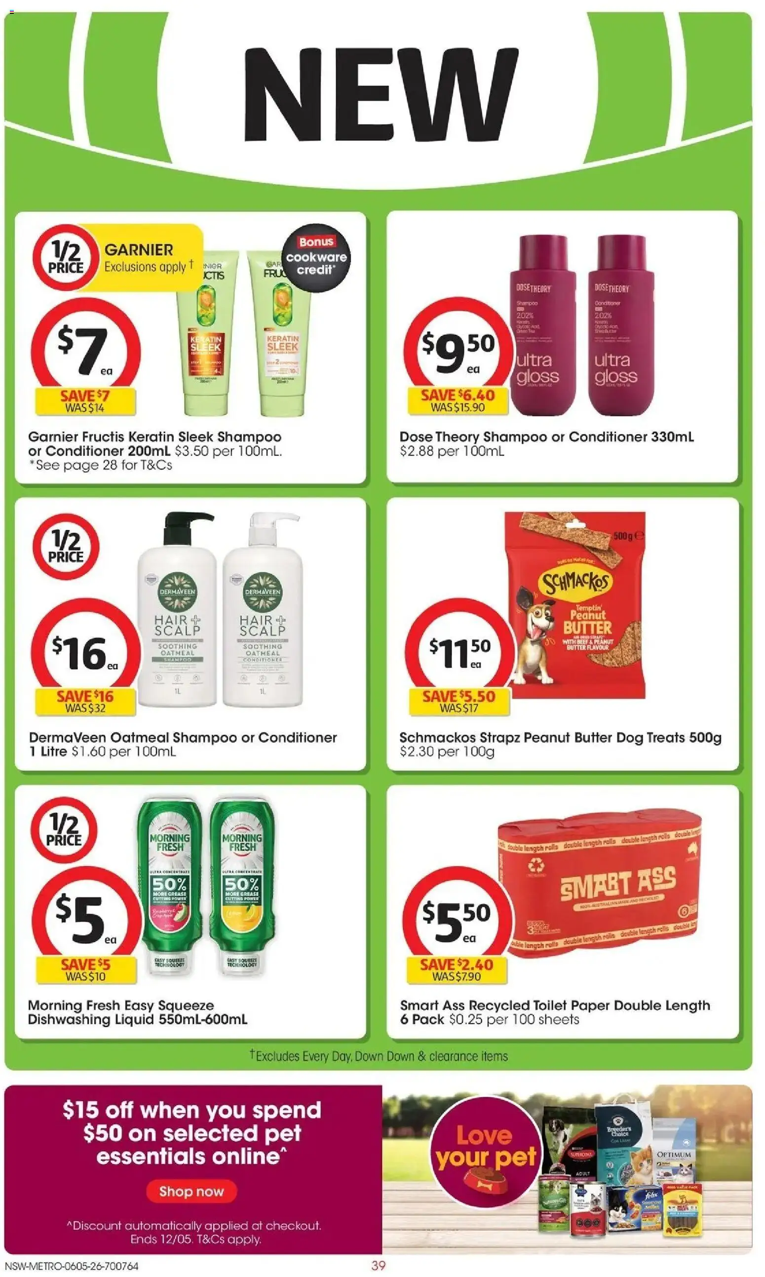 Coles catalogue - valid from 05.05.2026 | Page: 39 | Products: Toilet, Conditioner, Beef, Toilet paper